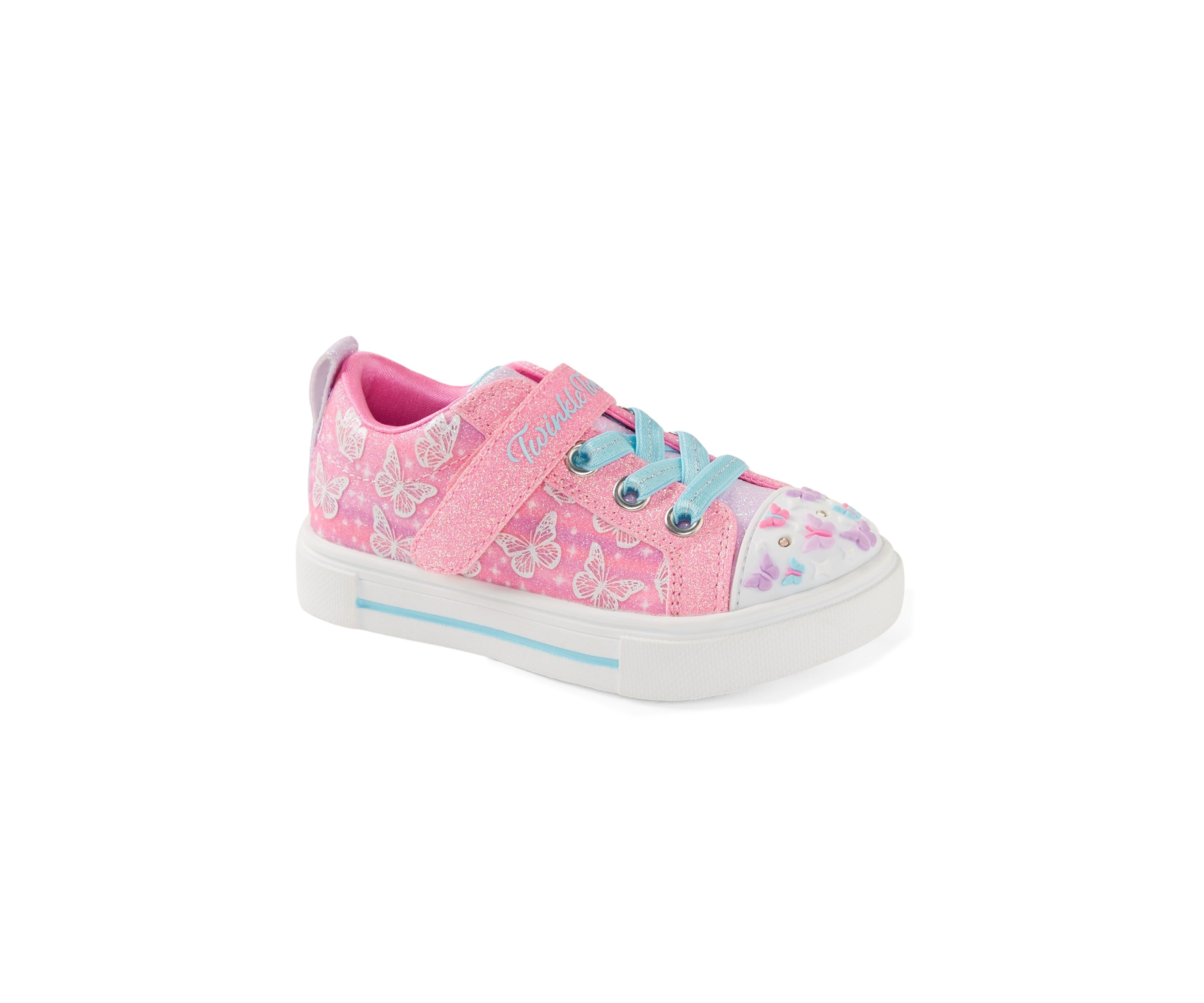 Little Kid Girls Light Up Twinkle Toes Twinkle Sparks Ombre Sneakers