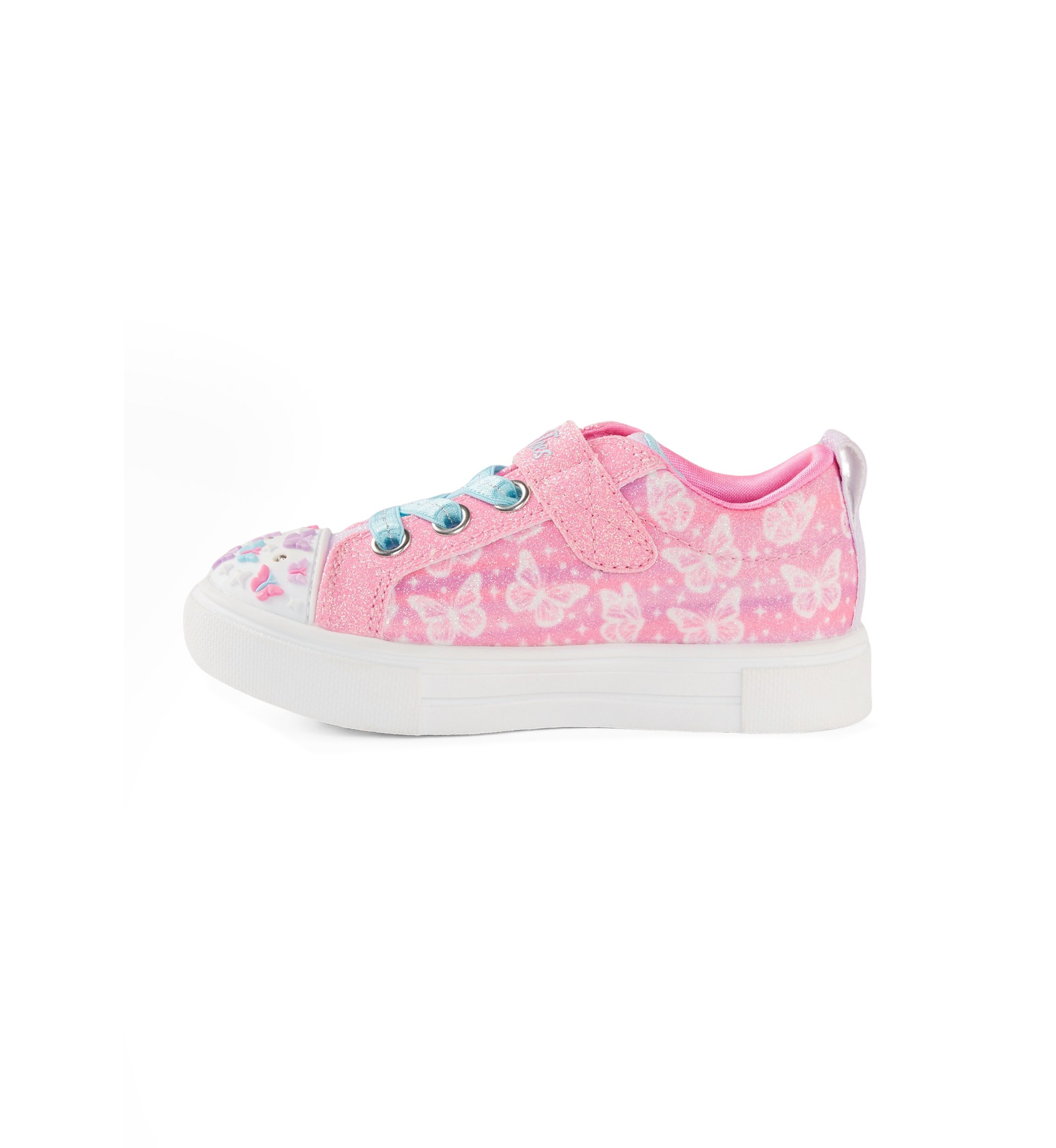 Little Kid Girls Light Up Twinkle Toes Twinkle Sparks Ombre Sneakers