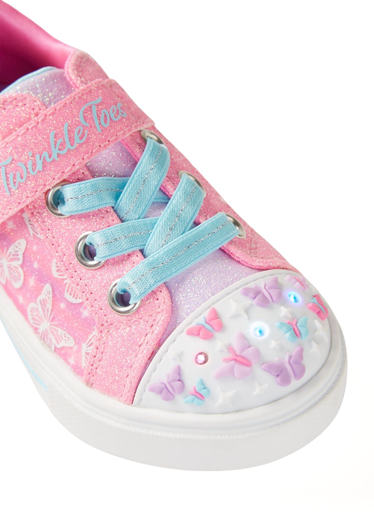Little Kid Girls Light Up Twinkle Toes Twinkle Sparks Ombre Sneakers