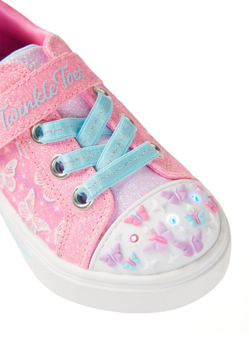 Little Kid Girls Light Up Twinkle Toes Twinkle Sparks Ombre Sneakers