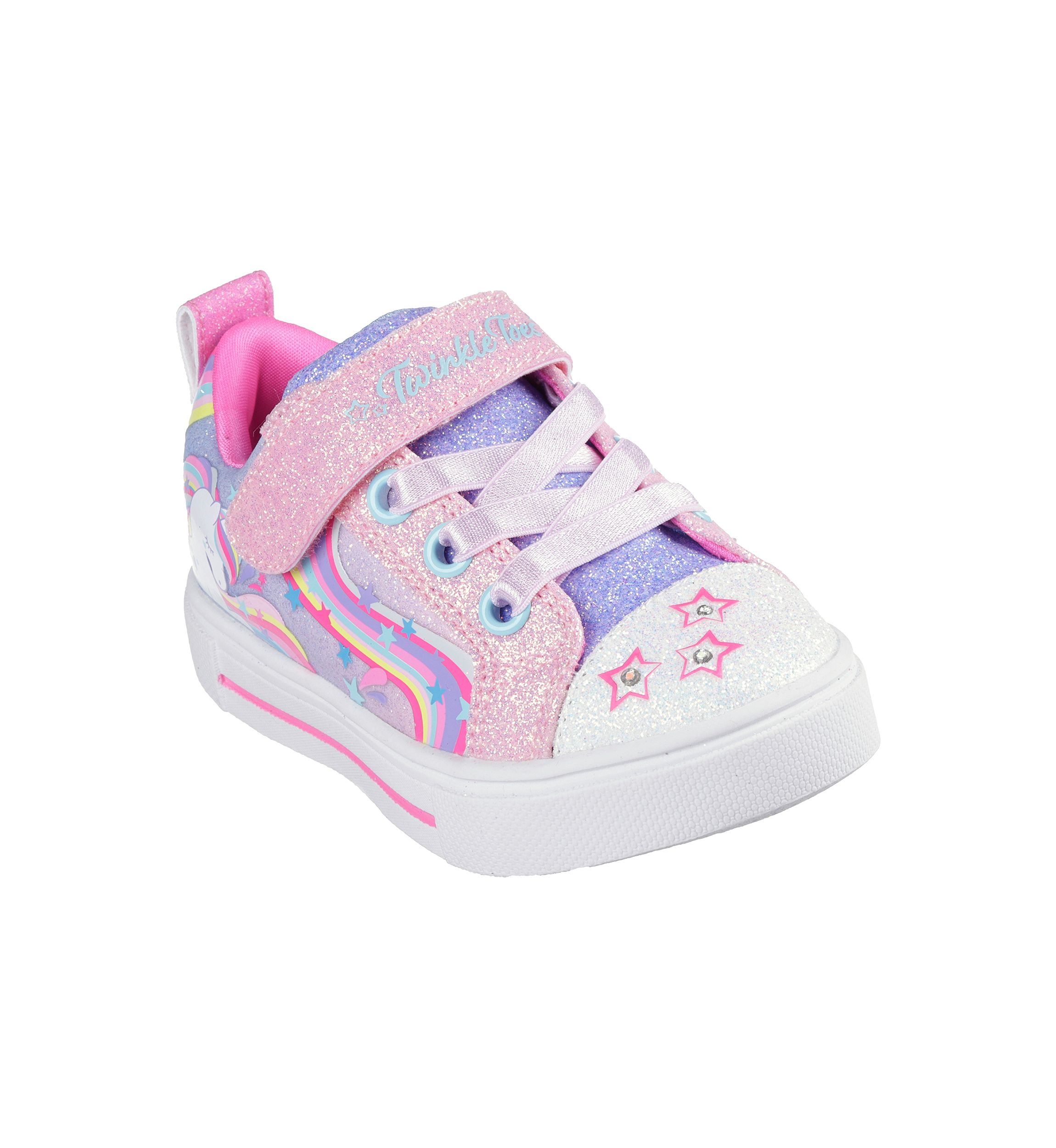 Toddler Girls Twinkle Sparks Sneakers - Whimsical Shimmer