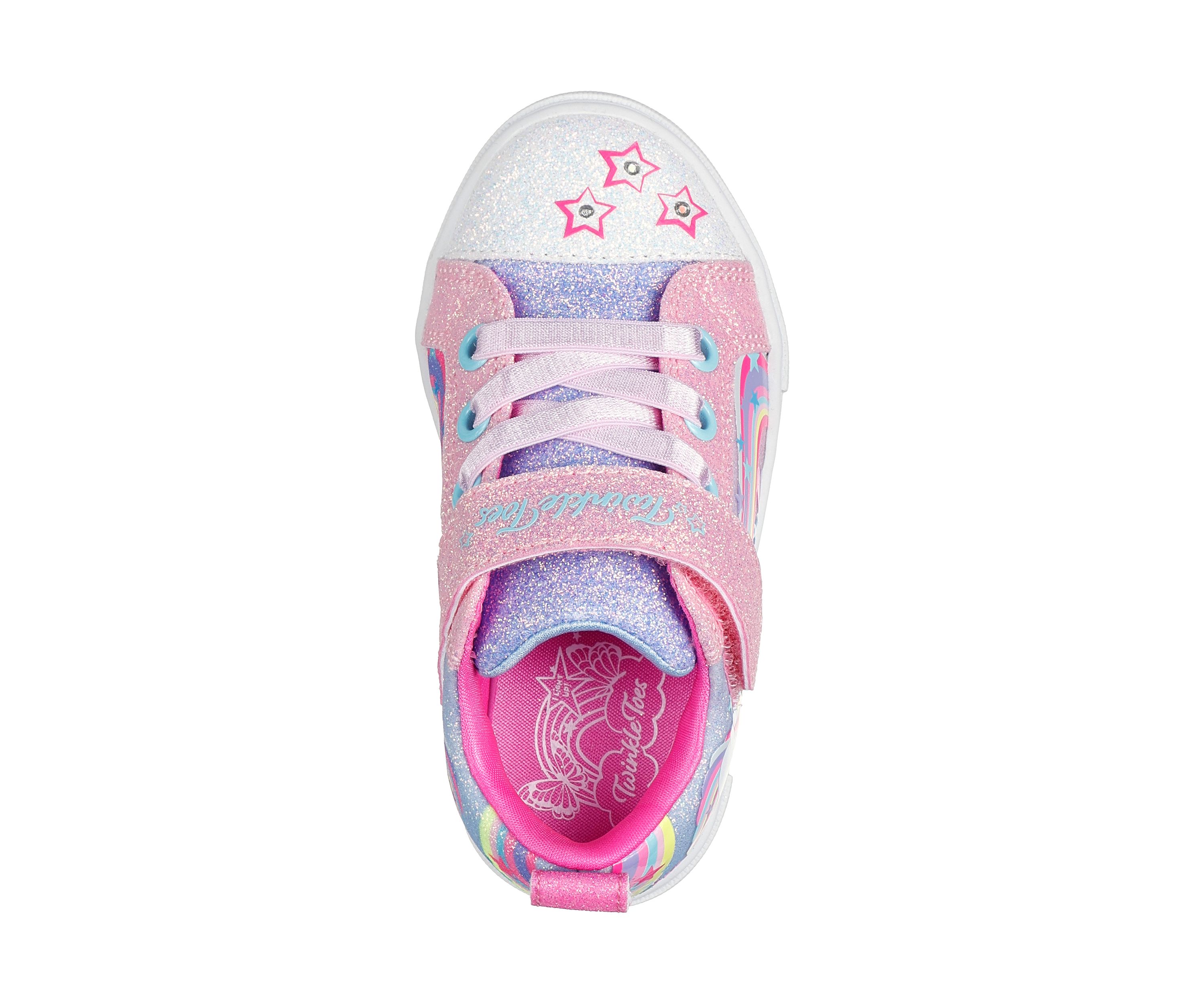 Toddler Girls Twinkle Sparks Sneakers - Whimsical Shimmer
