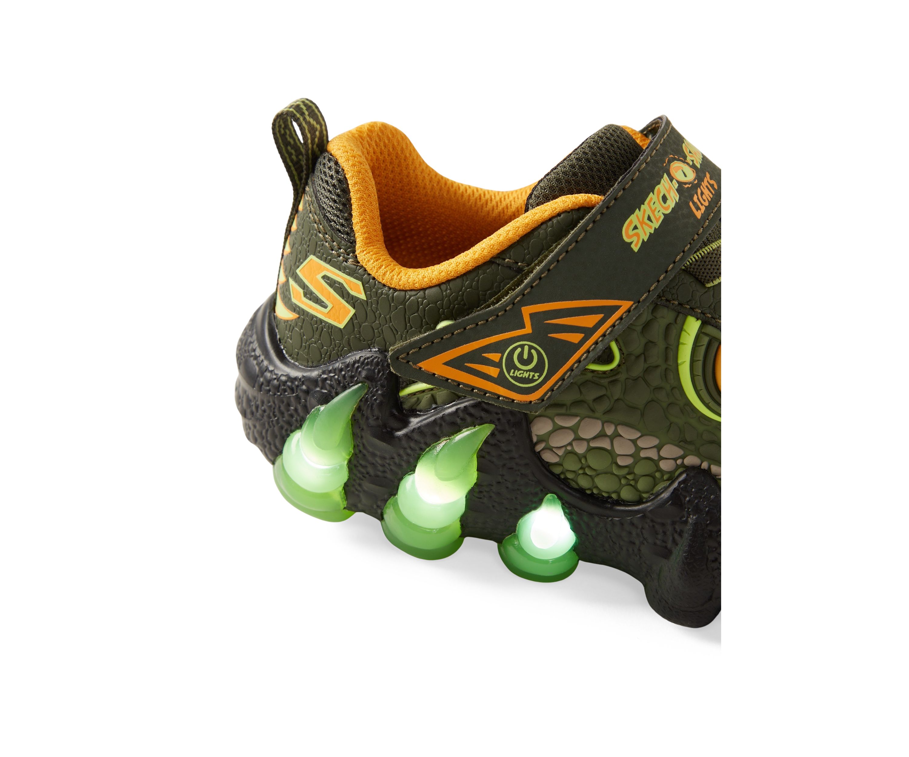 Big Kid Boys Light Up Skech O Saurus Light 2.0 Sneakers
