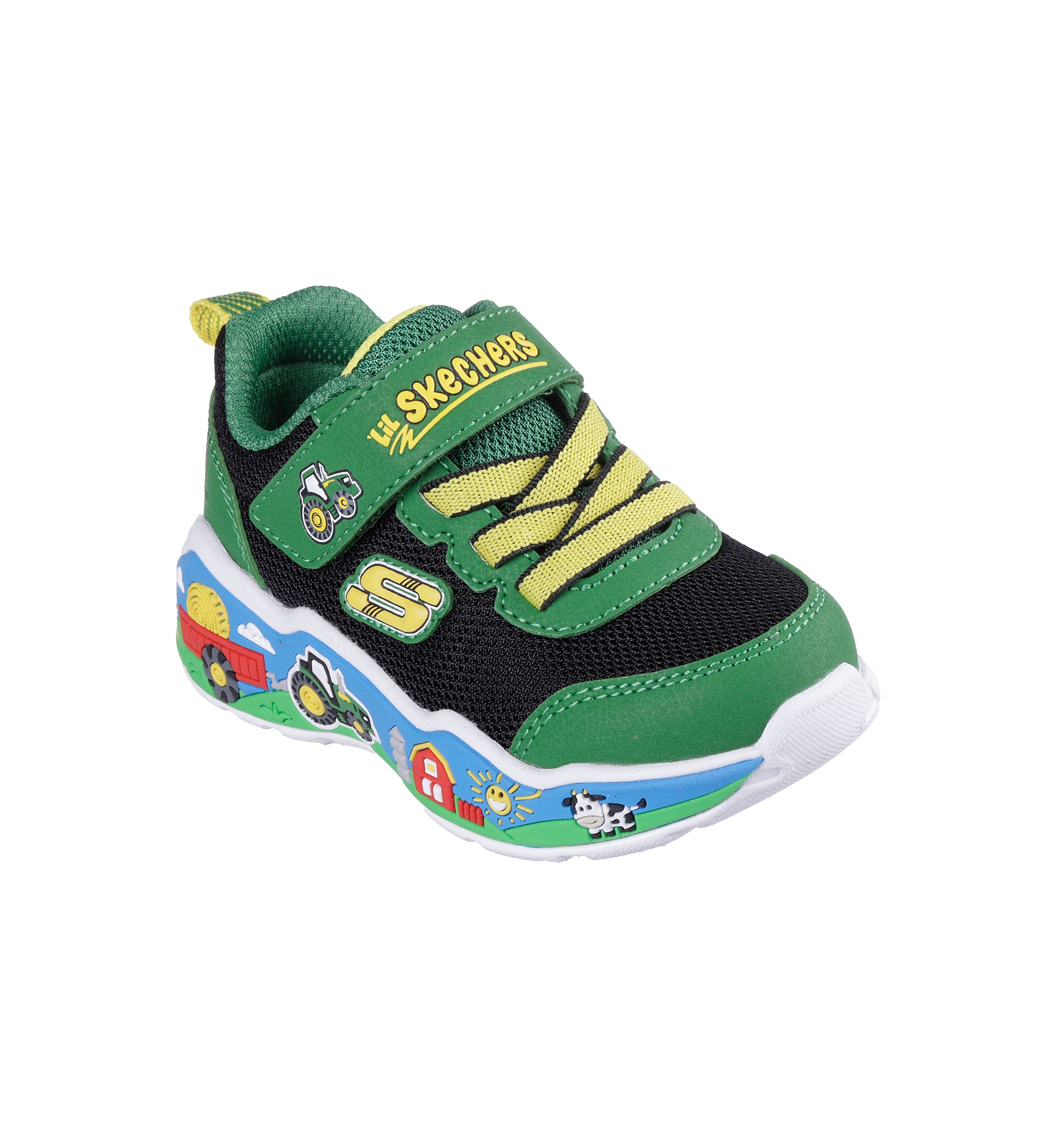 Toddler Boys John Deere: Play Scene Sneakers - Barn-Squad Buddies