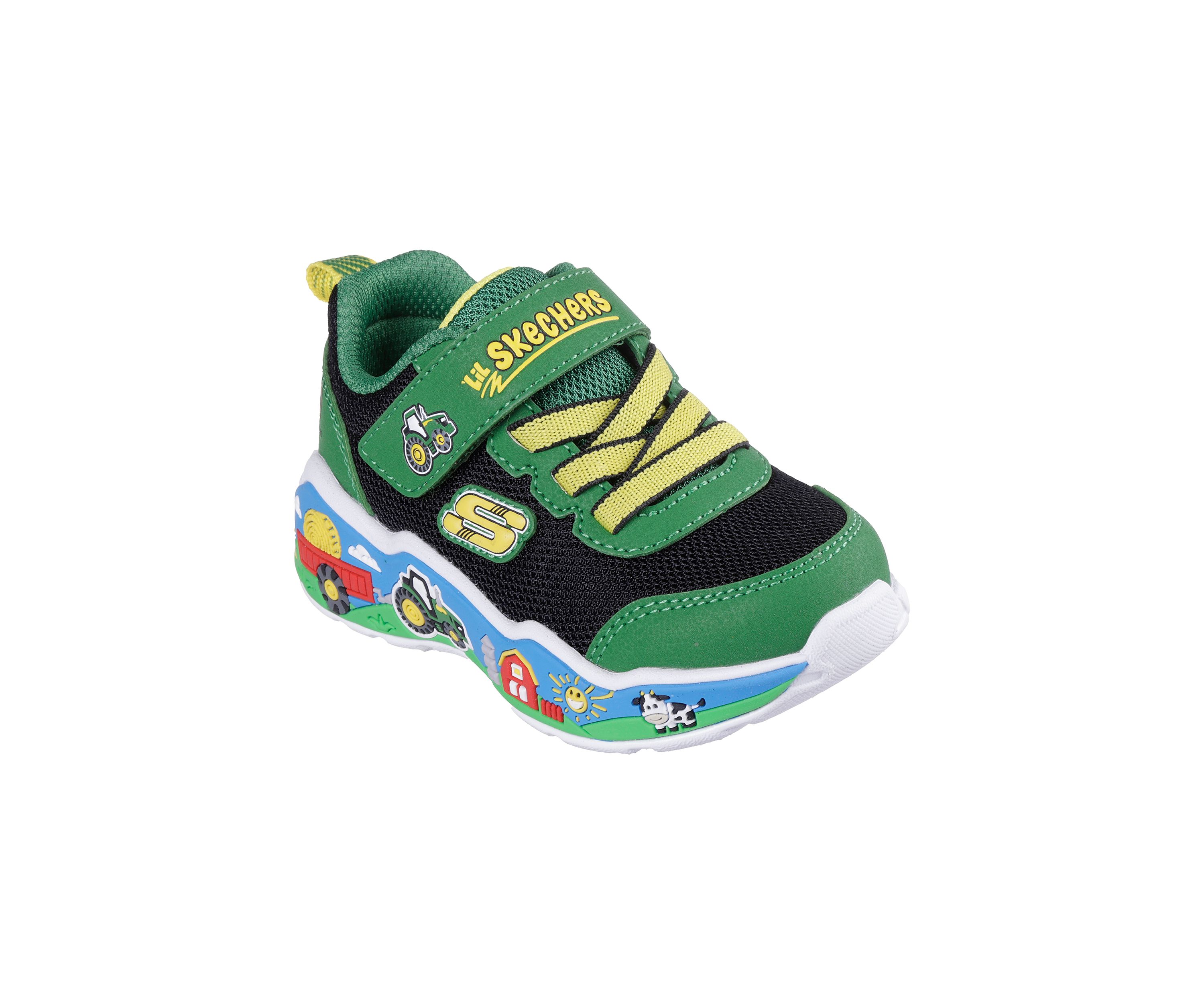 Toddler Boys John Deere: Play Scene Sneakers - Barn-Squad Buddies
