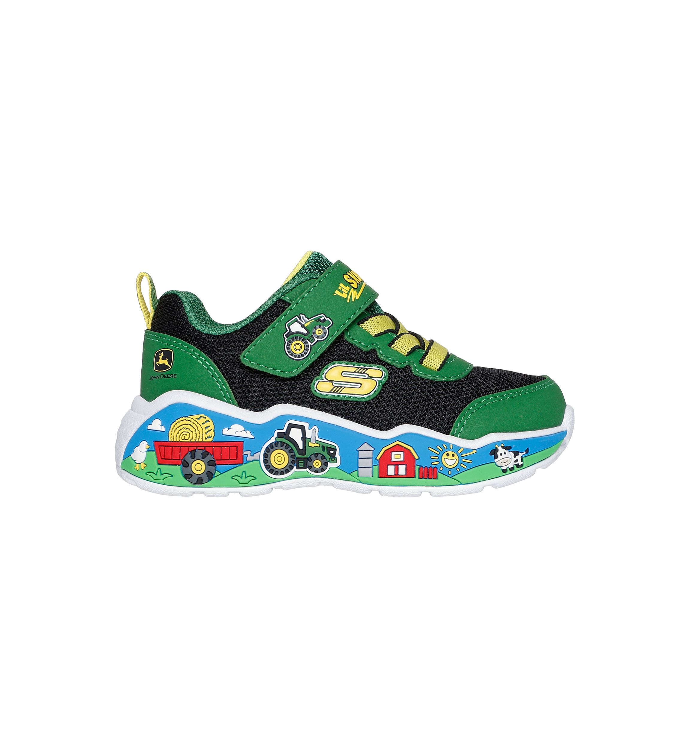 Toddler Boys John Deere: Play Scene Sneakers - Barn-Squad Buddies