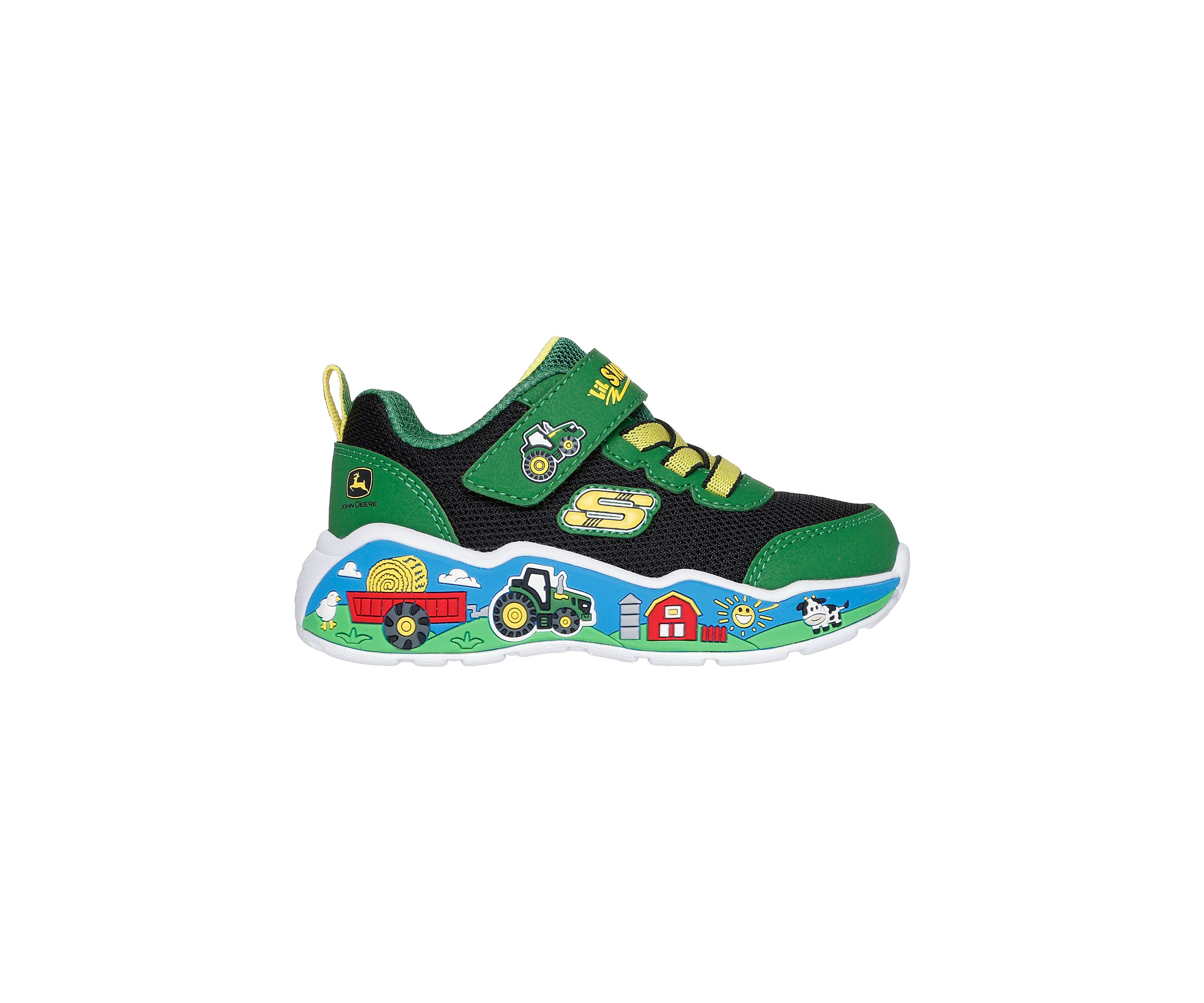 Toddler Boys John Deere: Play Scene Sneakers - Barn-Squad Buddies