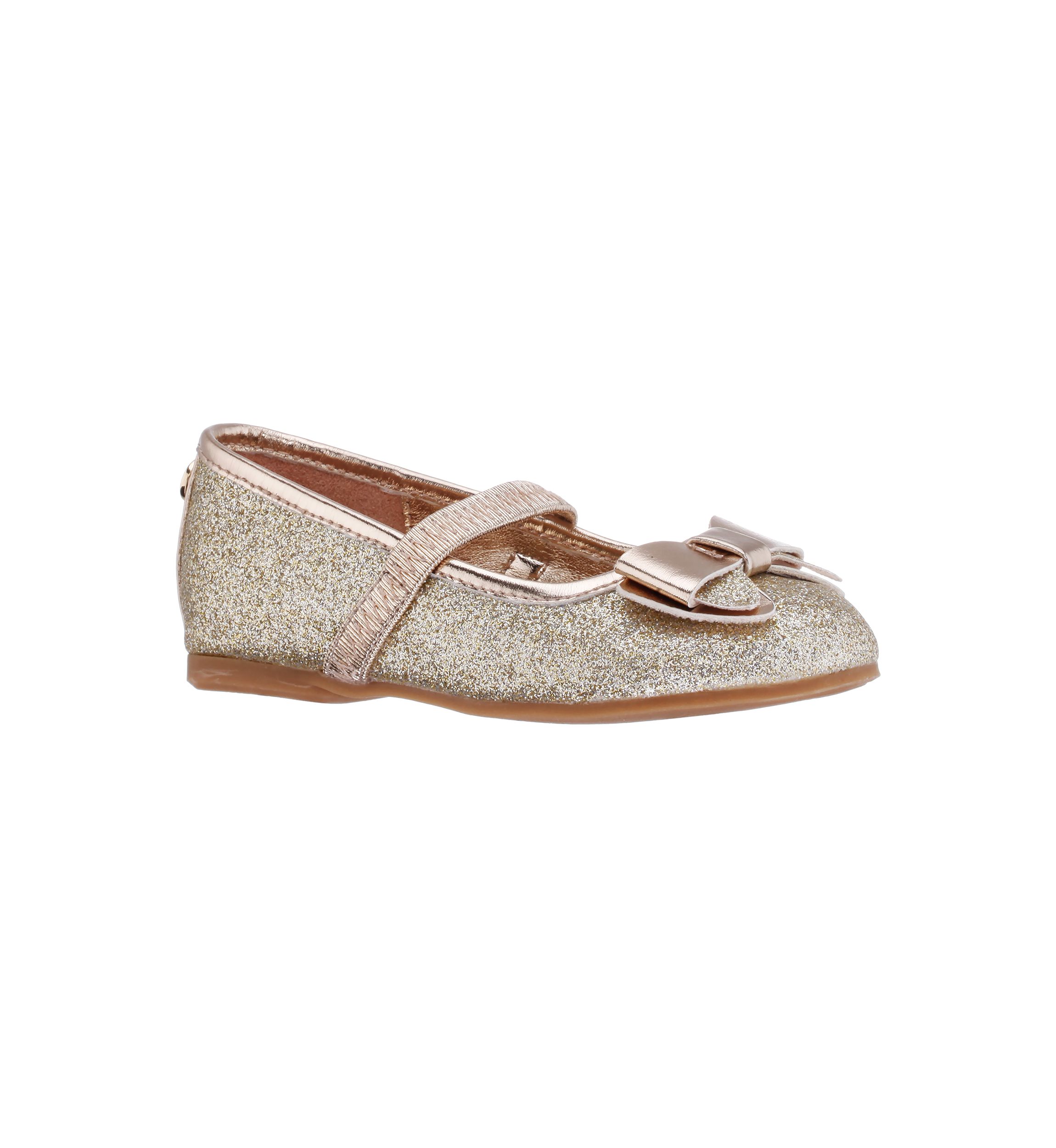 Toddler Girls Kenzee Glitter Bow Flats