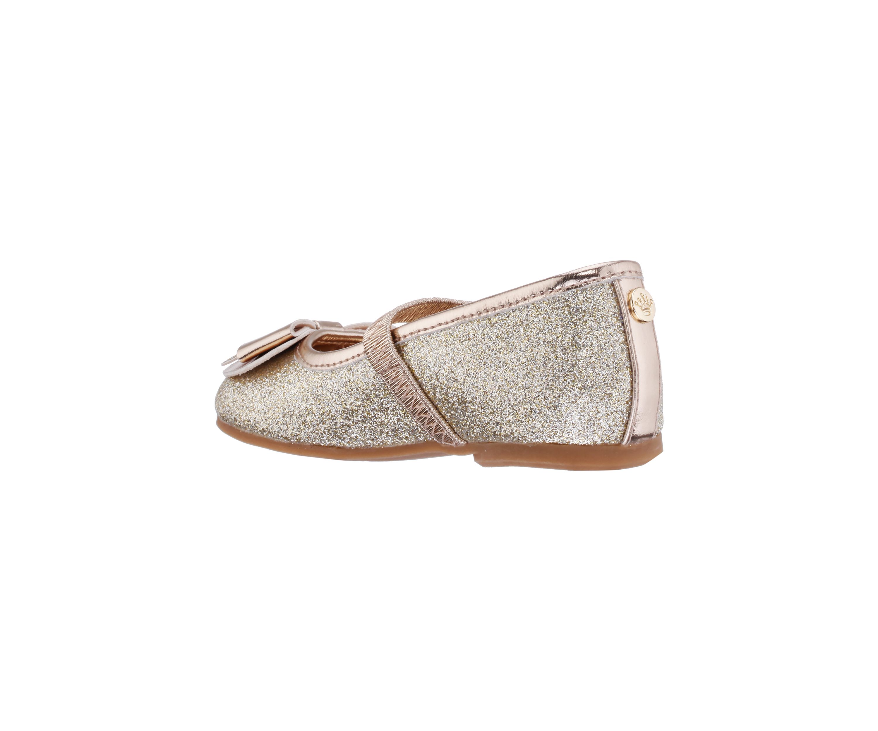 Toddler Girls Kenzee Glitter Bow Flats