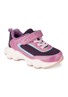 Carter's Little Kid Girls Nouveau2 Sneakers, Purple, 9M Little Kid