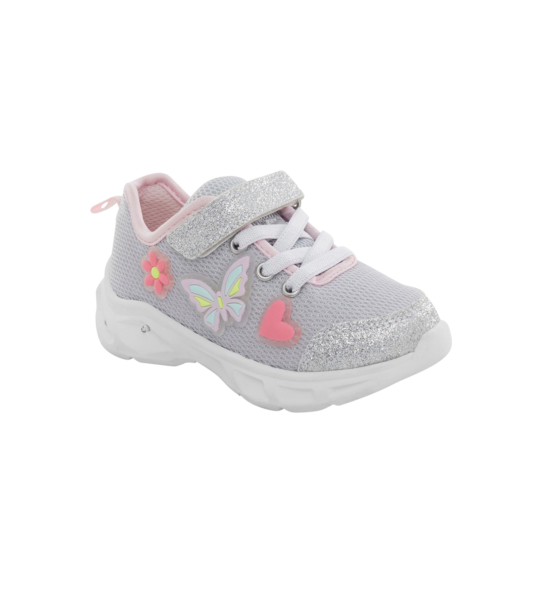 Toddler Girls Ohio Metallic Floral Sneakers