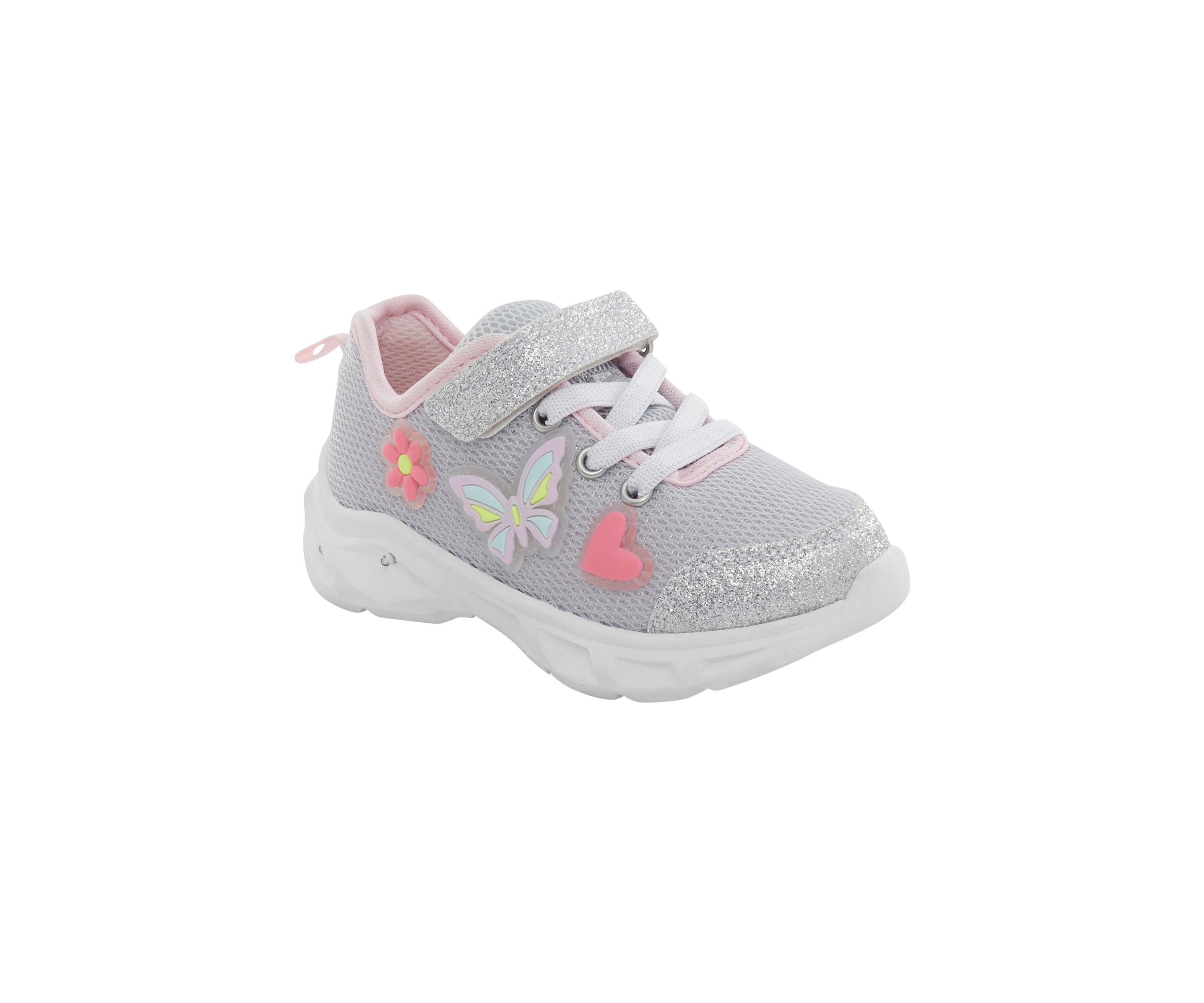 Toddler Girls Ohio Metallic Floral Sneakers