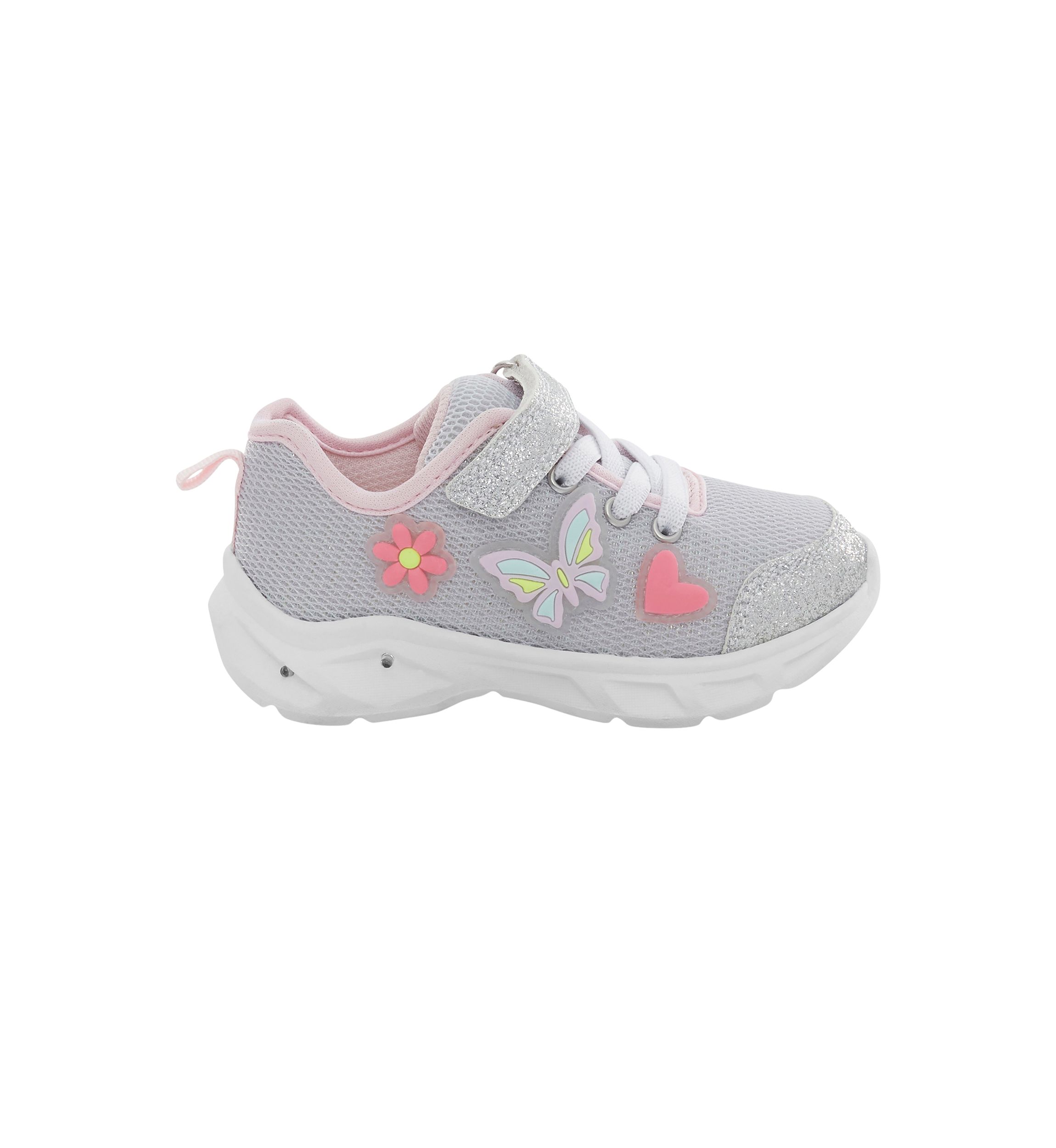 Toddler Girls Ohio Metallic Floral Sneakers