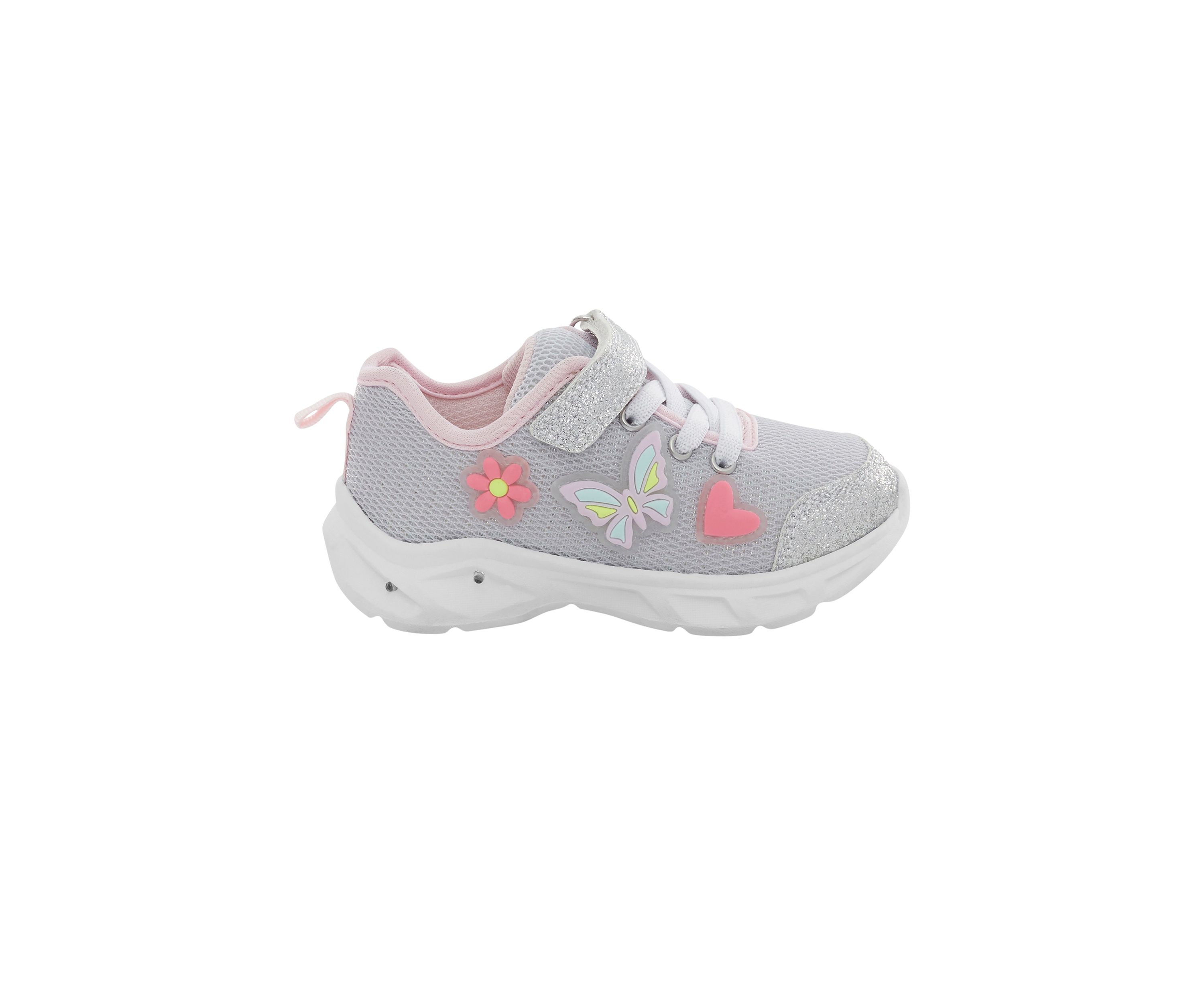 Toddler Girls Ohio Metallic Floral Sneakers