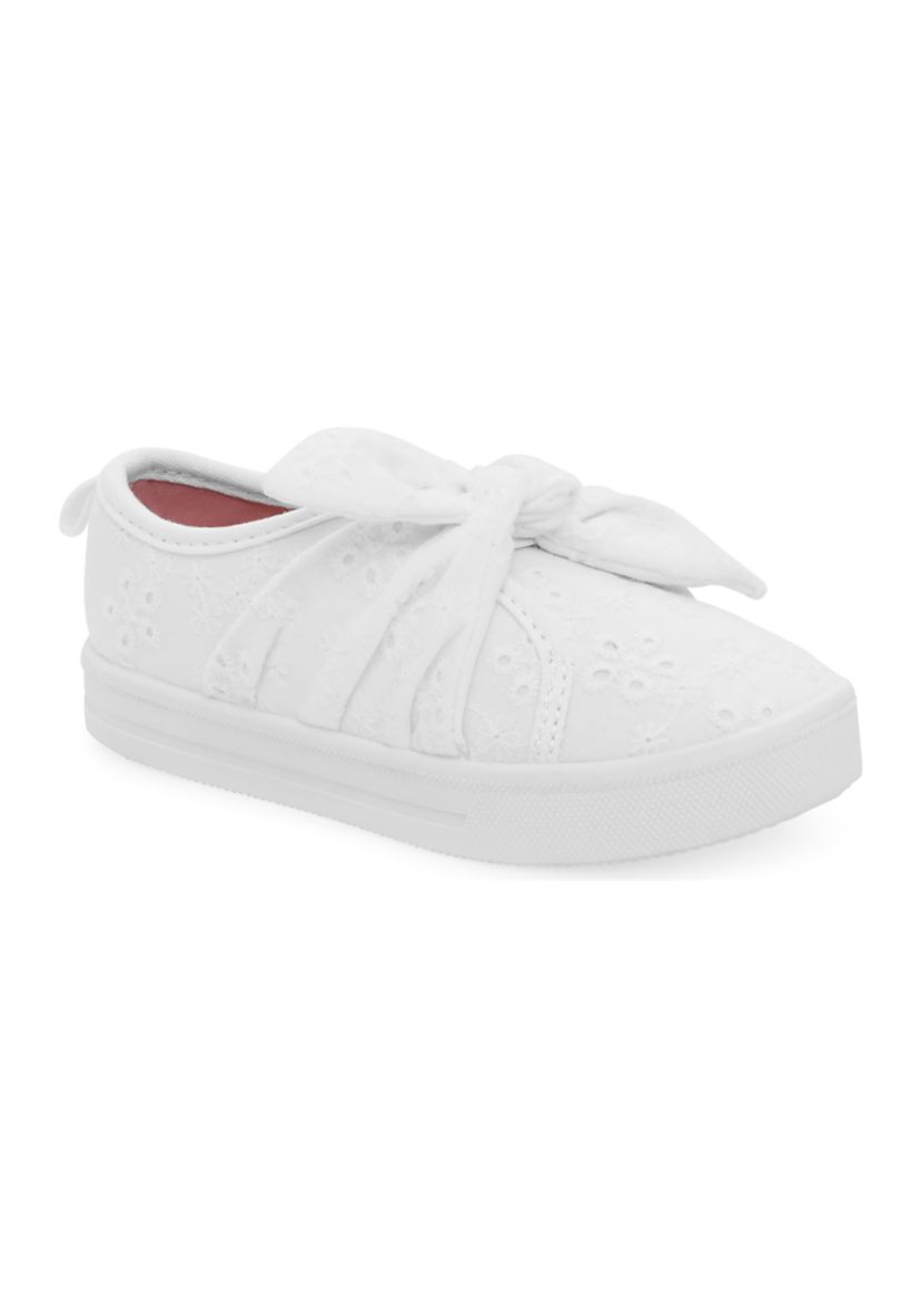 Toddler Girls Hilda White Sneaker Flats