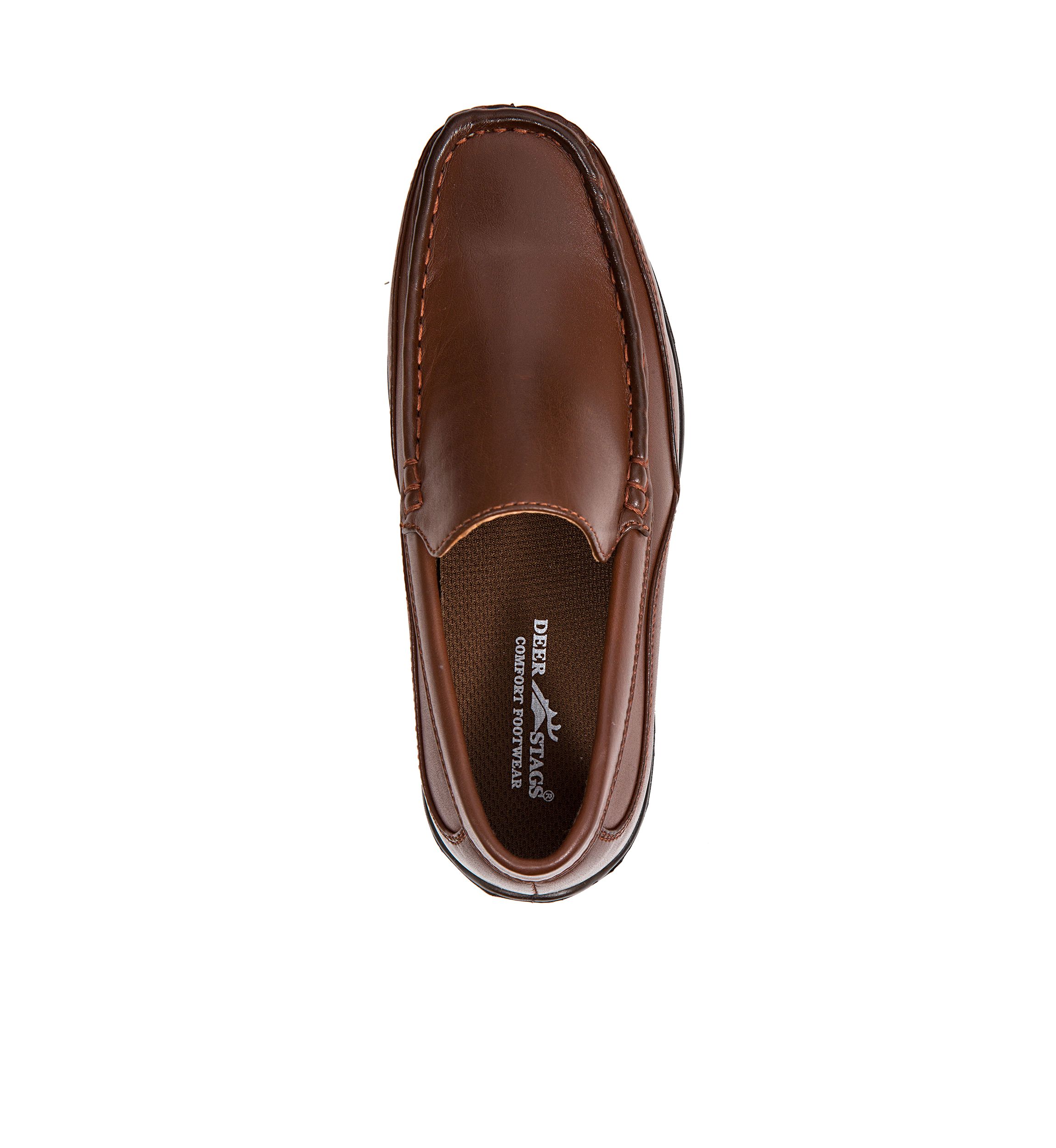 Deer Stags Boys Booster Driving Moc Slip-On