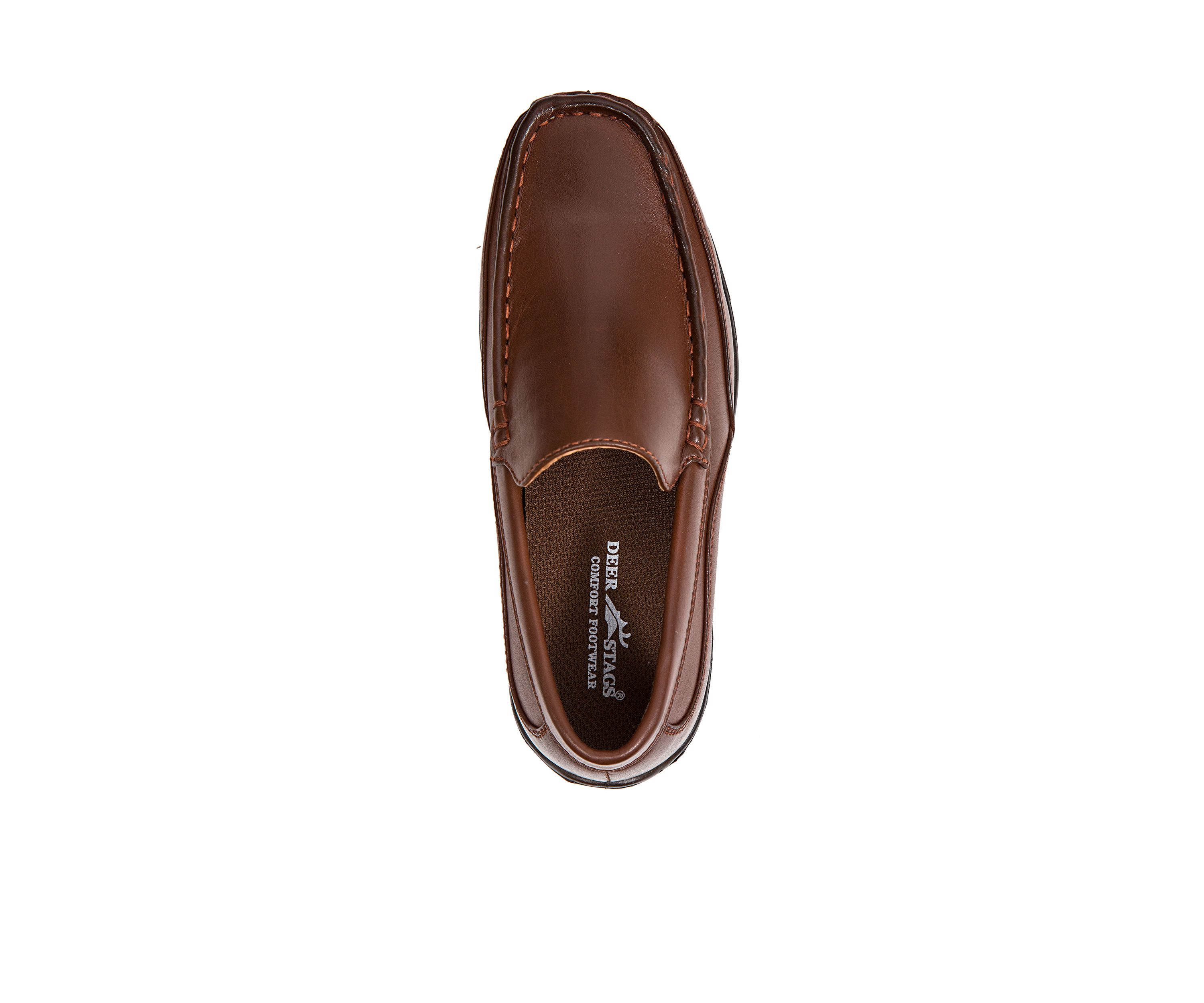 Deer Stags Boys Booster Driving Moc Slip-On