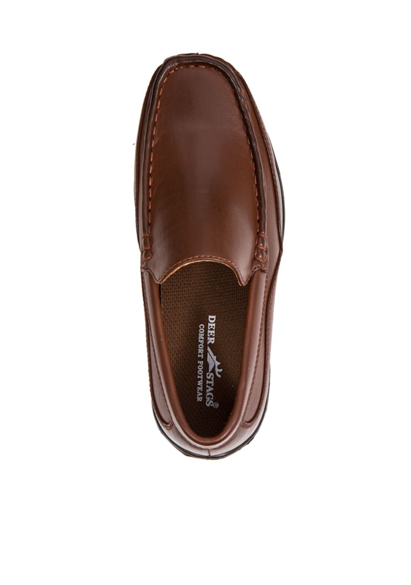 Deer Stags Boys Booster Driving Moc Slip-On