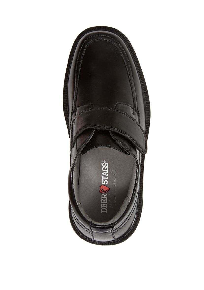 Youth Boys Ditmas Classic Dress Comfort Moc Toe Easy On and Off Slip On Loafers