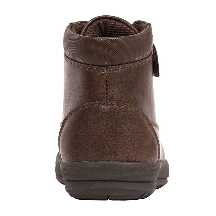 Deer Stags Kids Quinton Memory Foam Dress Casual Comfort High Top Sneaker Boot