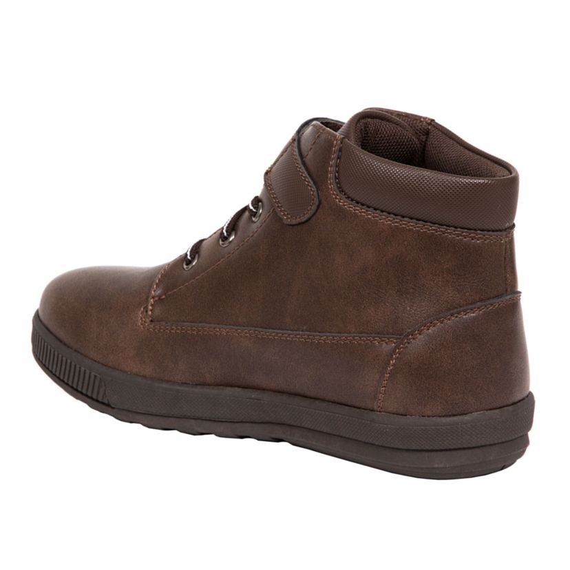 Deer Stags Kids Quinton Memory Foam Dress Casual Comfort High Top Sneaker Boot