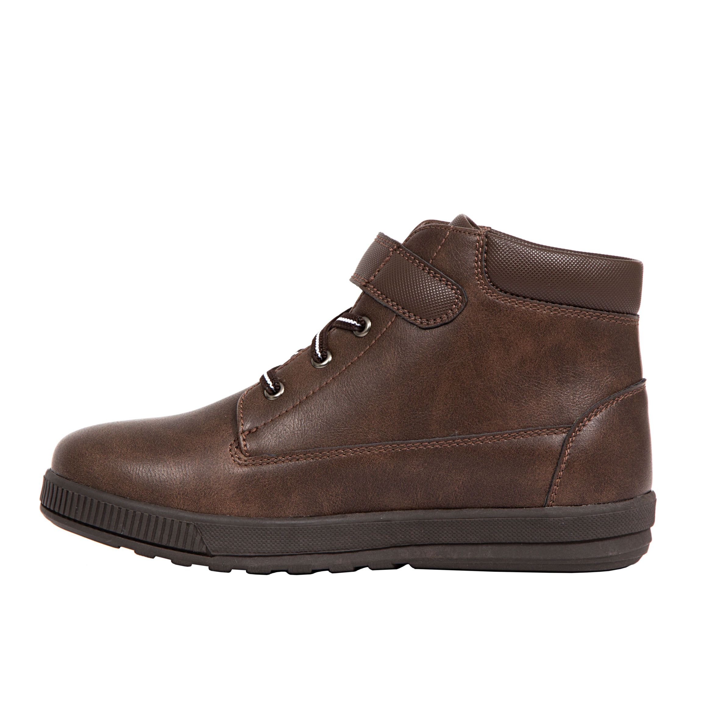 Deer Stags Kids Quinton Memory Foam Dress Casual Comfort High Top Sneaker Boot