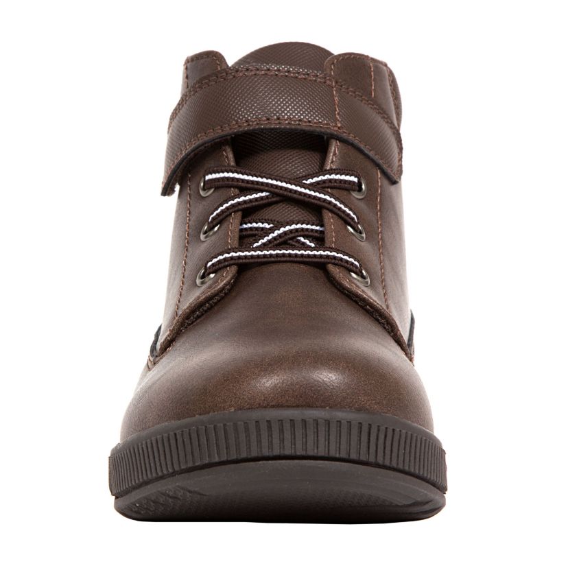Deer Stags Kids Quinton Memory Foam Dress Casual Comfort High Top Sneaker Boot