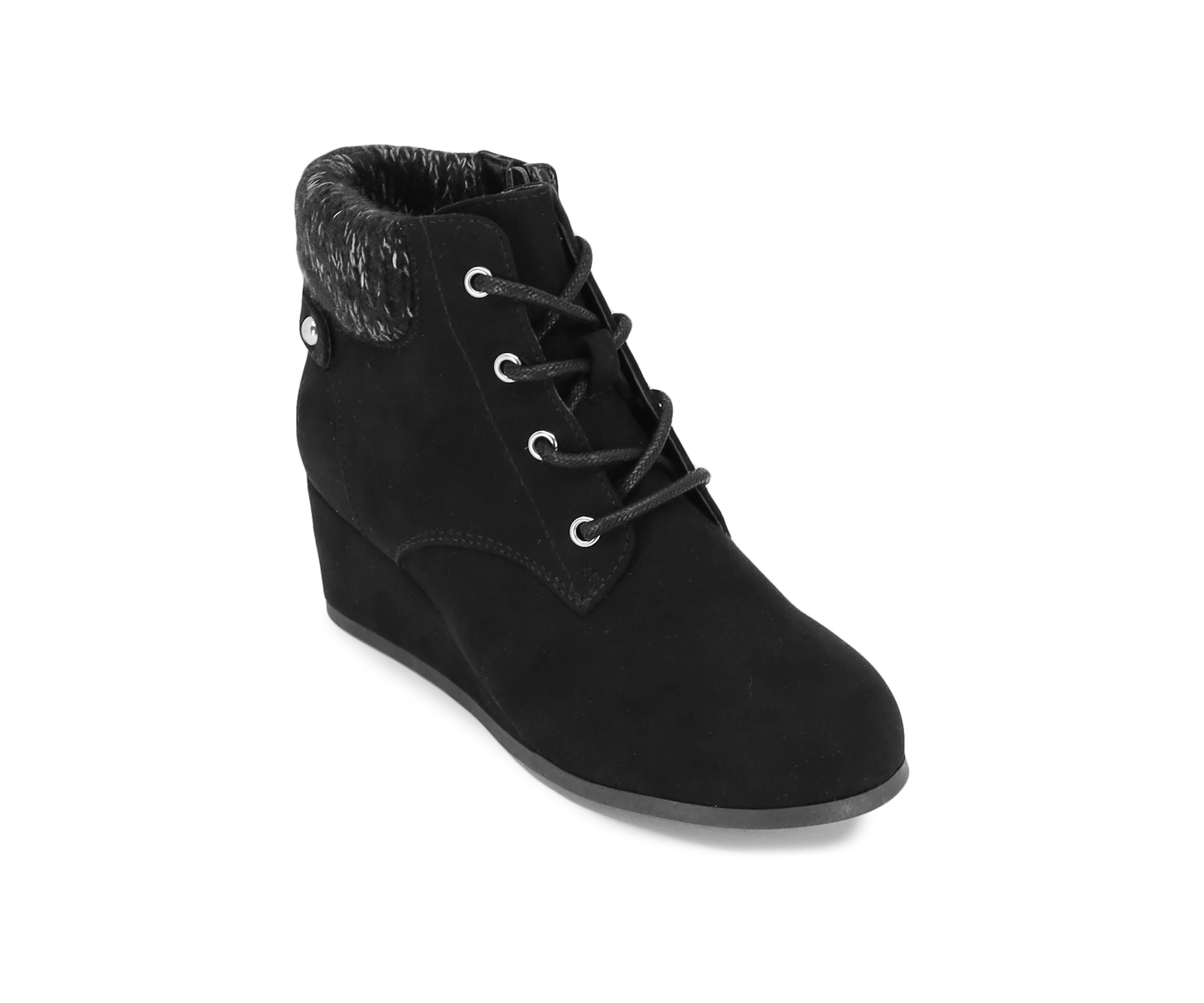 Youth/Toddler Girls Lace Up Wedge Booties
