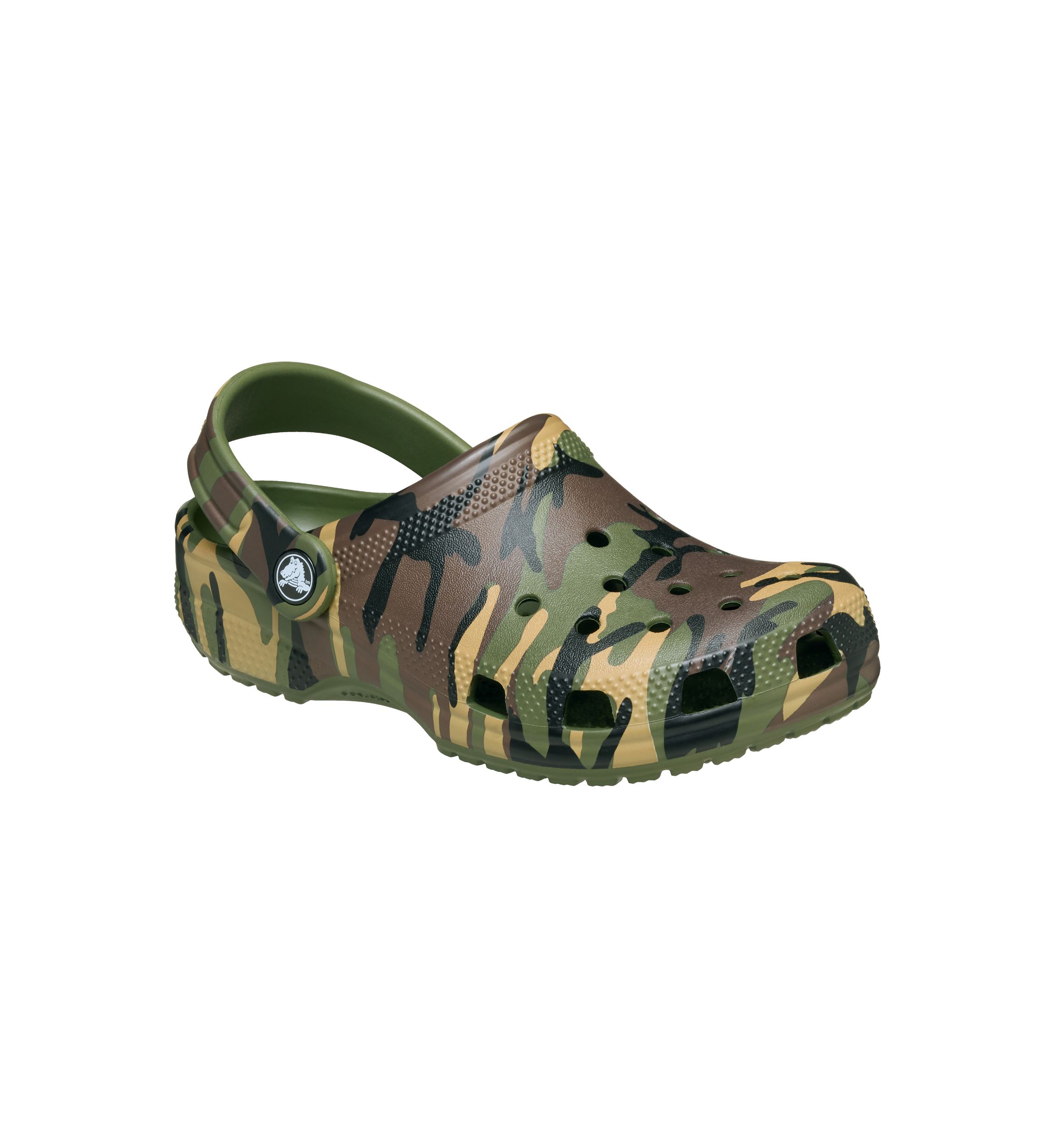 Big Kid Boys Camouflage Classic Clogs