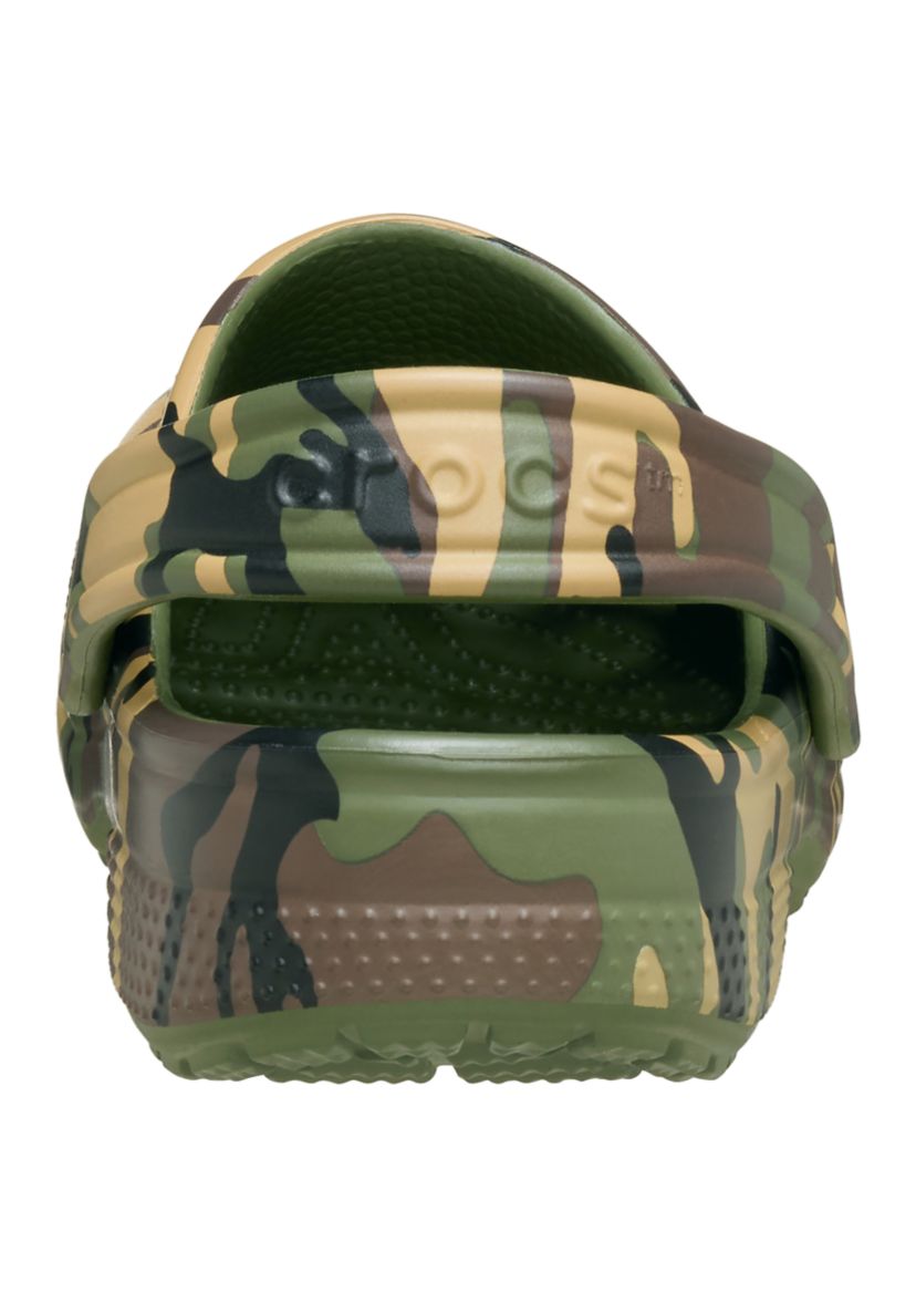 Big Kid Boys Camouflage Classic Clogs