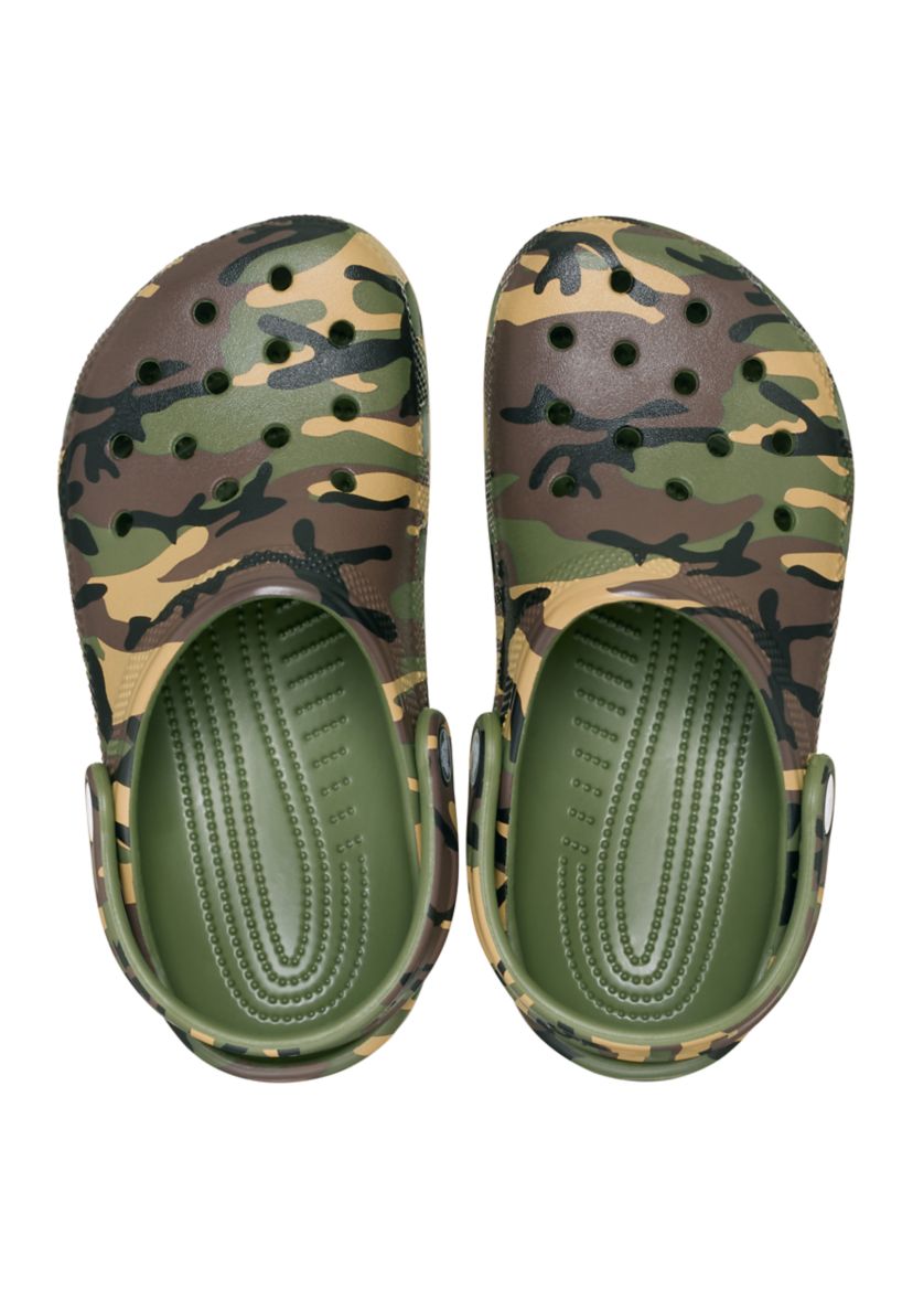 Big Kid Boys Camouflage Classic Clogs