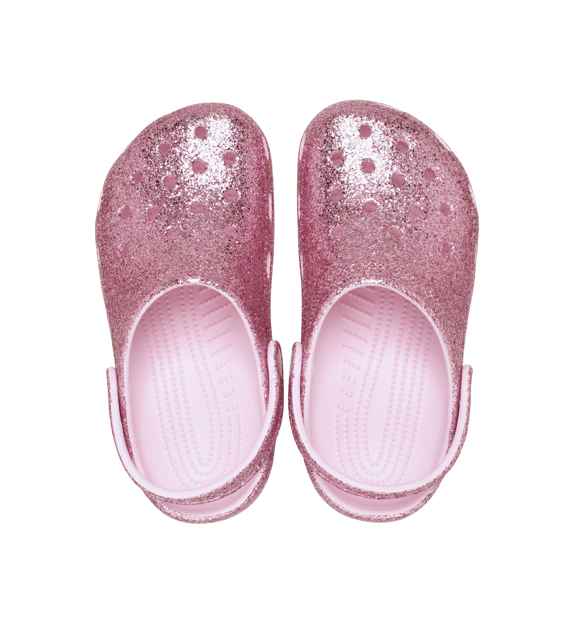 Big Kid Girls Glitter Classic Clogs