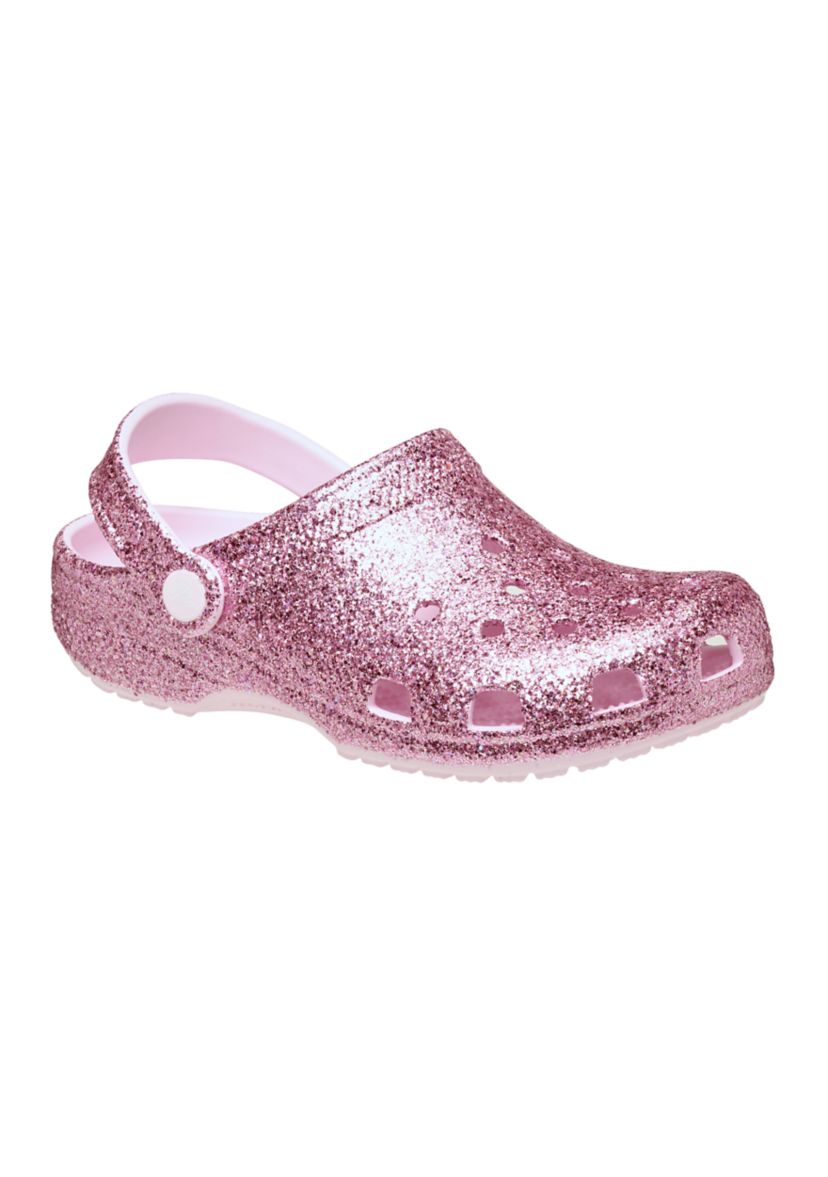 Little Kids Glitter Classic Clogs