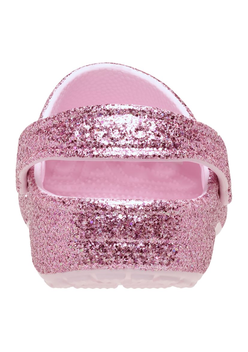 Little Kids Glitter Classic Clogs