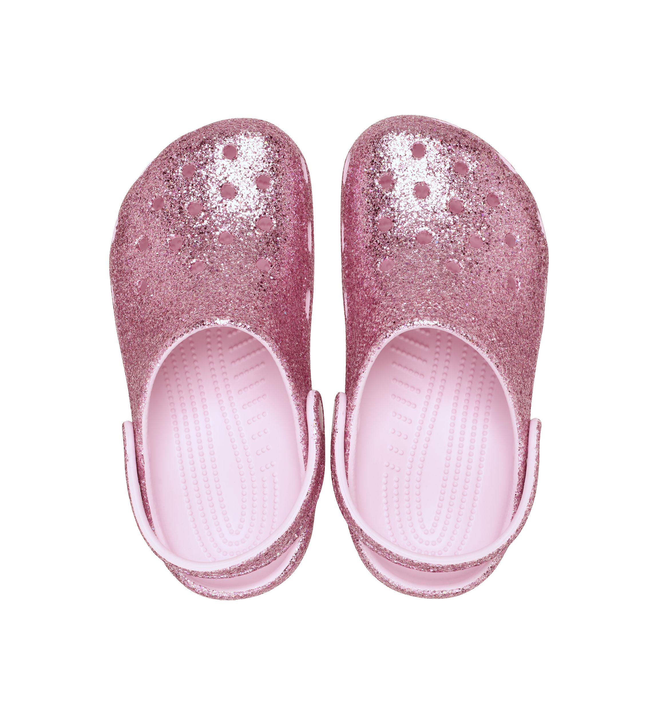 Little Kid Girls Glitter Classic Clogs