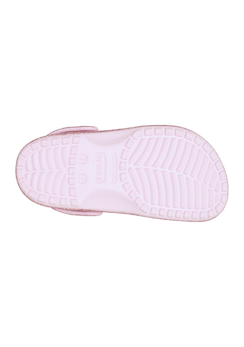 Little Kids Glitter Classic Clogs