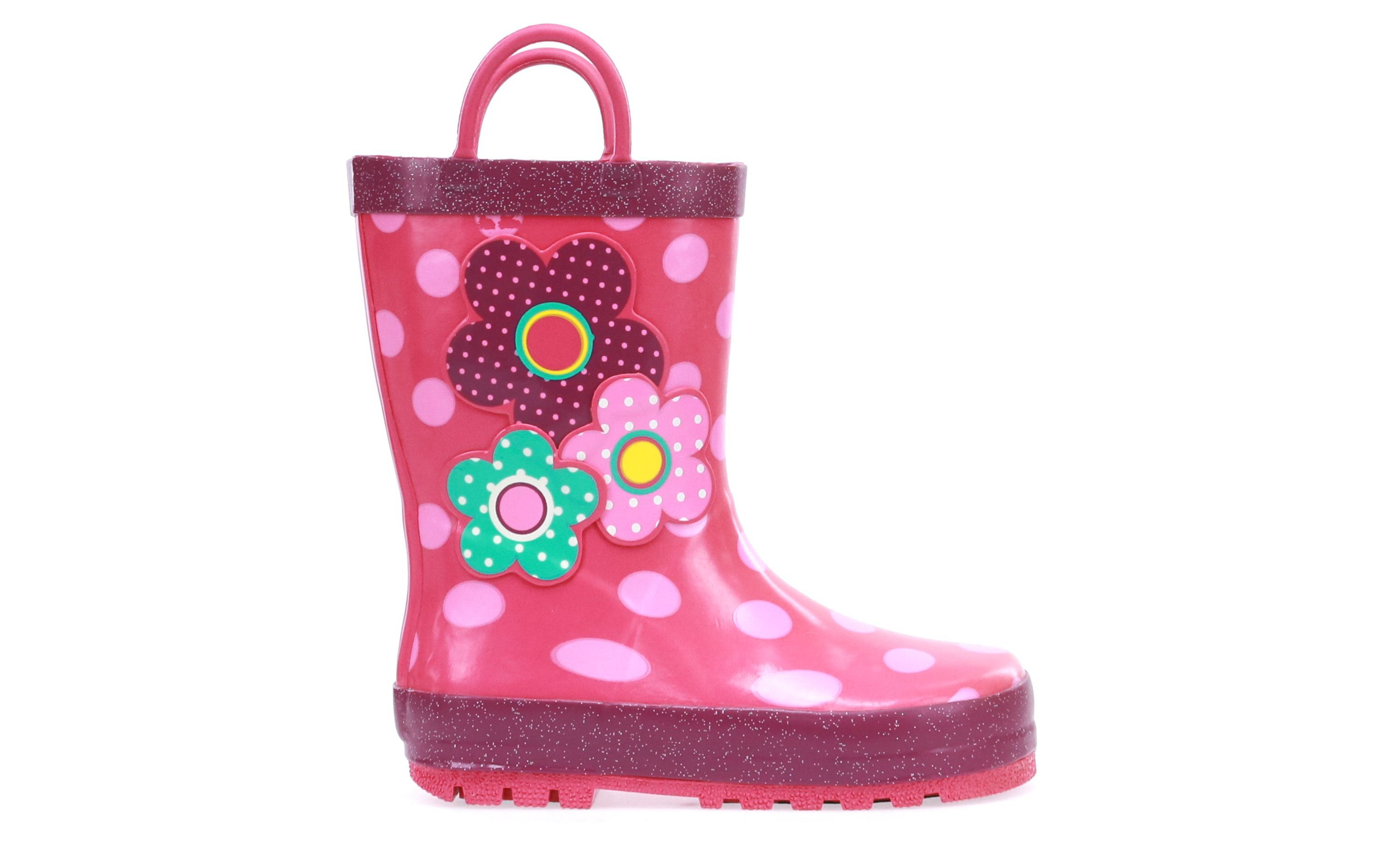 Toddler/Youth Girls Flower Cutie Rain Boot