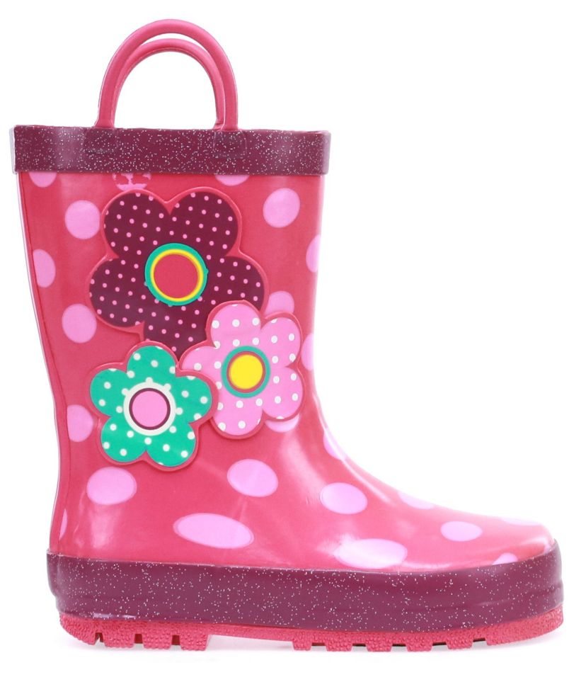 Toddler/Youth Girls Flower Cutie Rain Boot