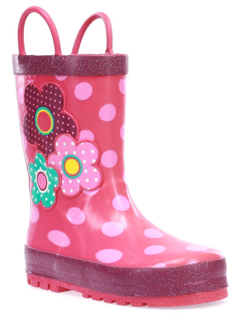 Toddler/Youth Girls Flower Cutie Rain Boot