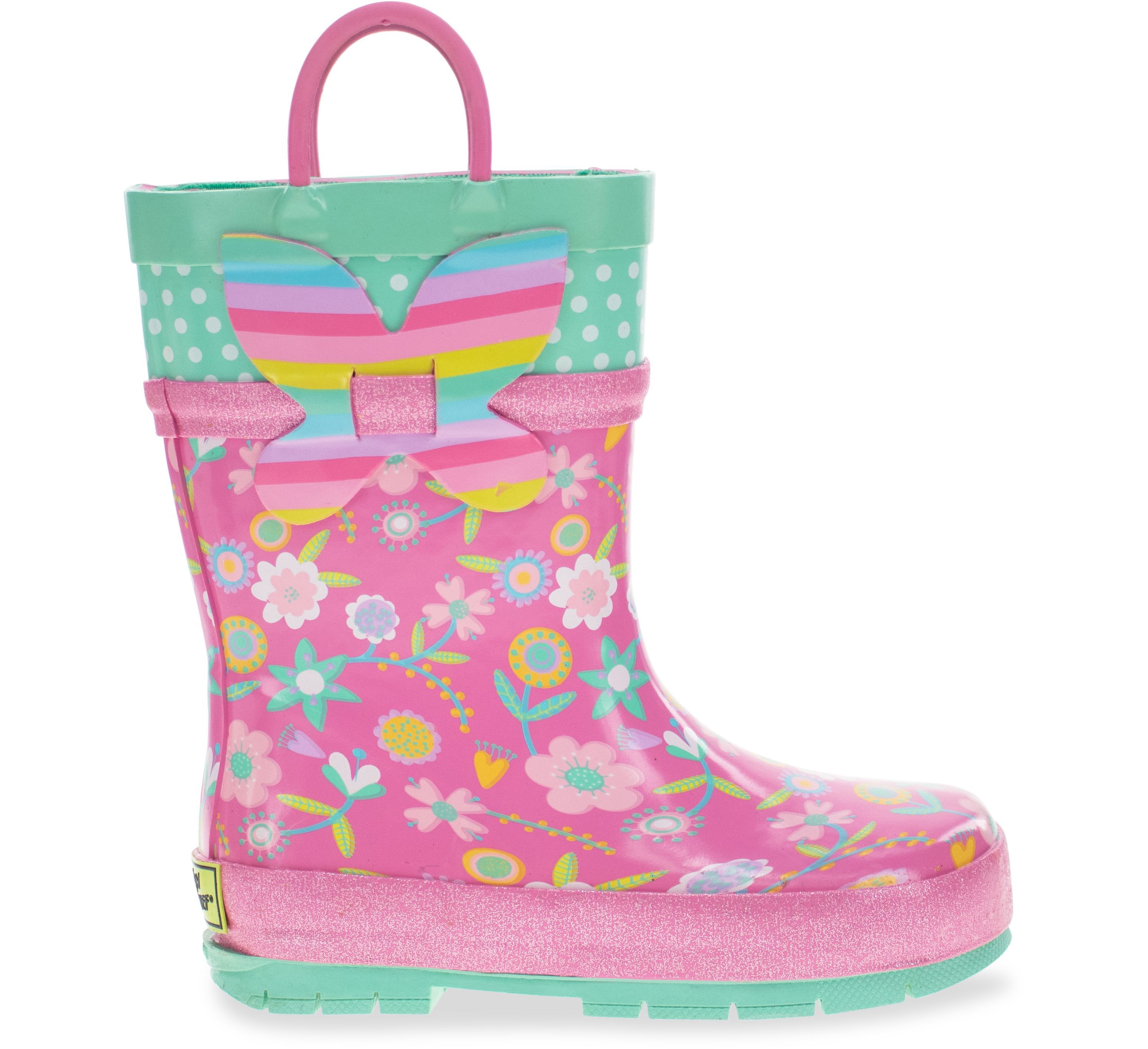 Toddler/Youth Girls Flutter Rain Boot