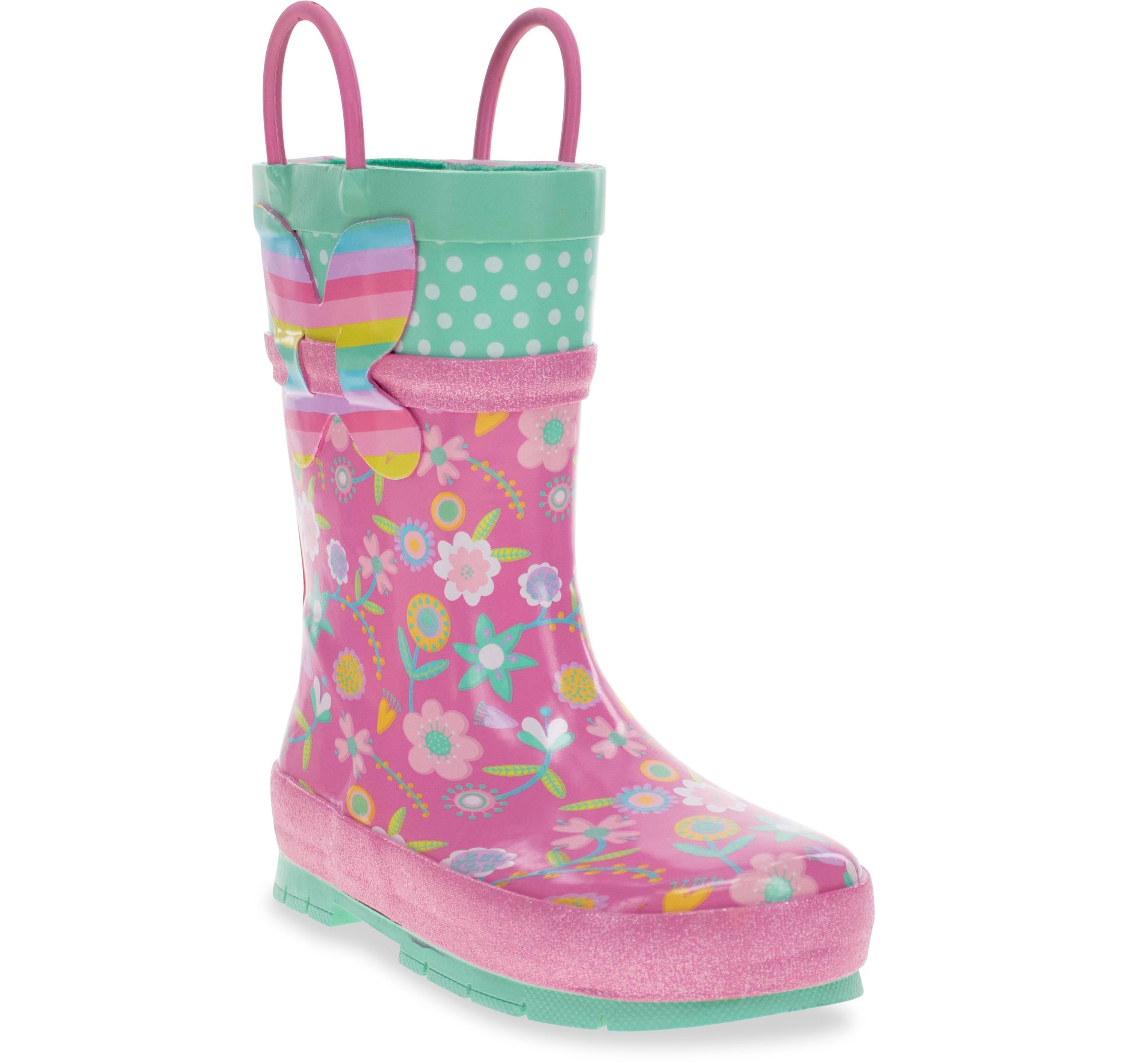 Toddler/Youth Girls Flutter Rain Boot