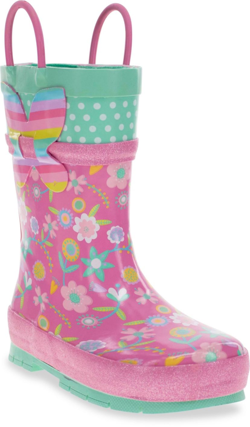 Toddler/Youth Girls Flutter Rain Boot