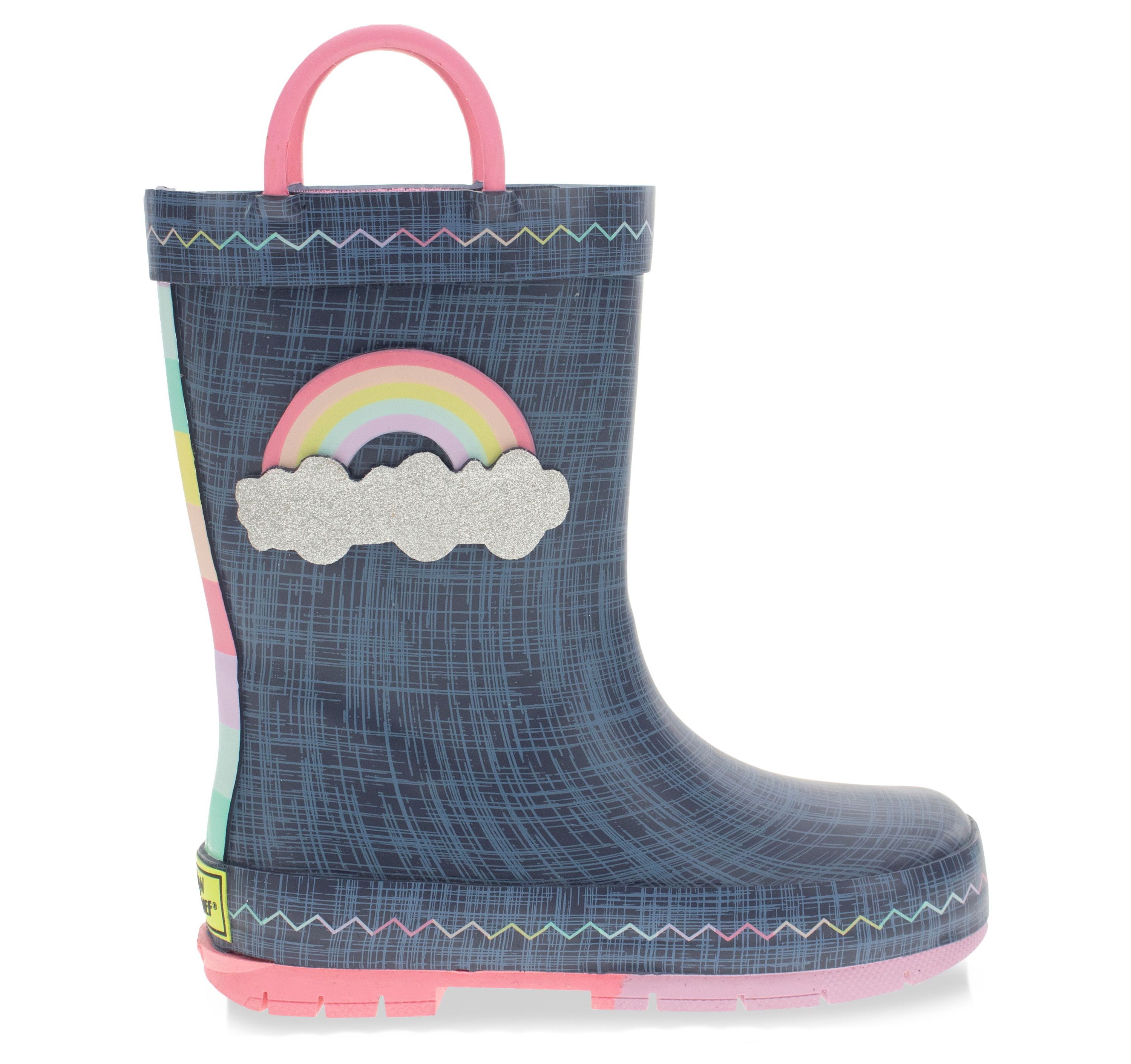Toddler/Youth Girls Jean Patch Rain Boot