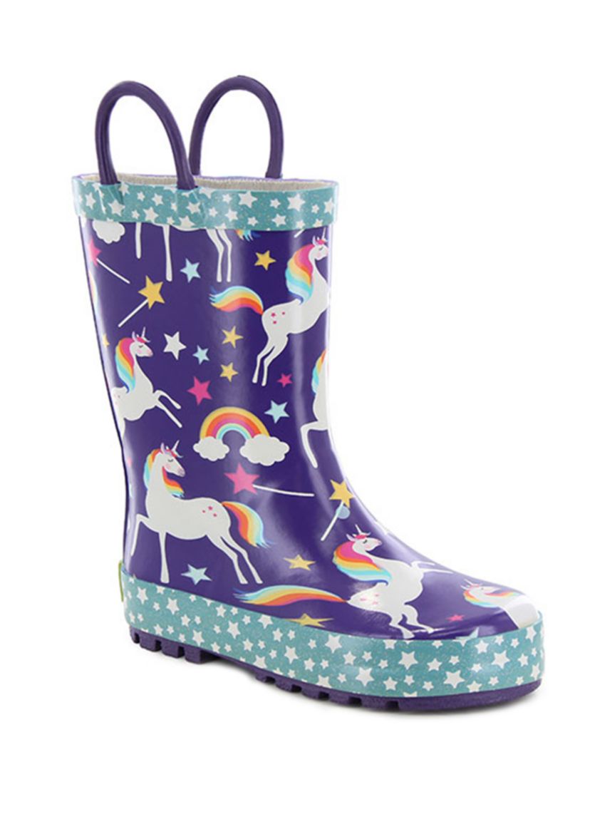Toddler/Youth Girls Unicorn Dreams Rain Boot