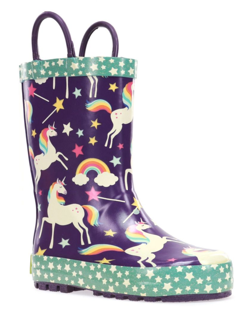 Toddler/Youth Girls Unicorn Dreams Rain Boot