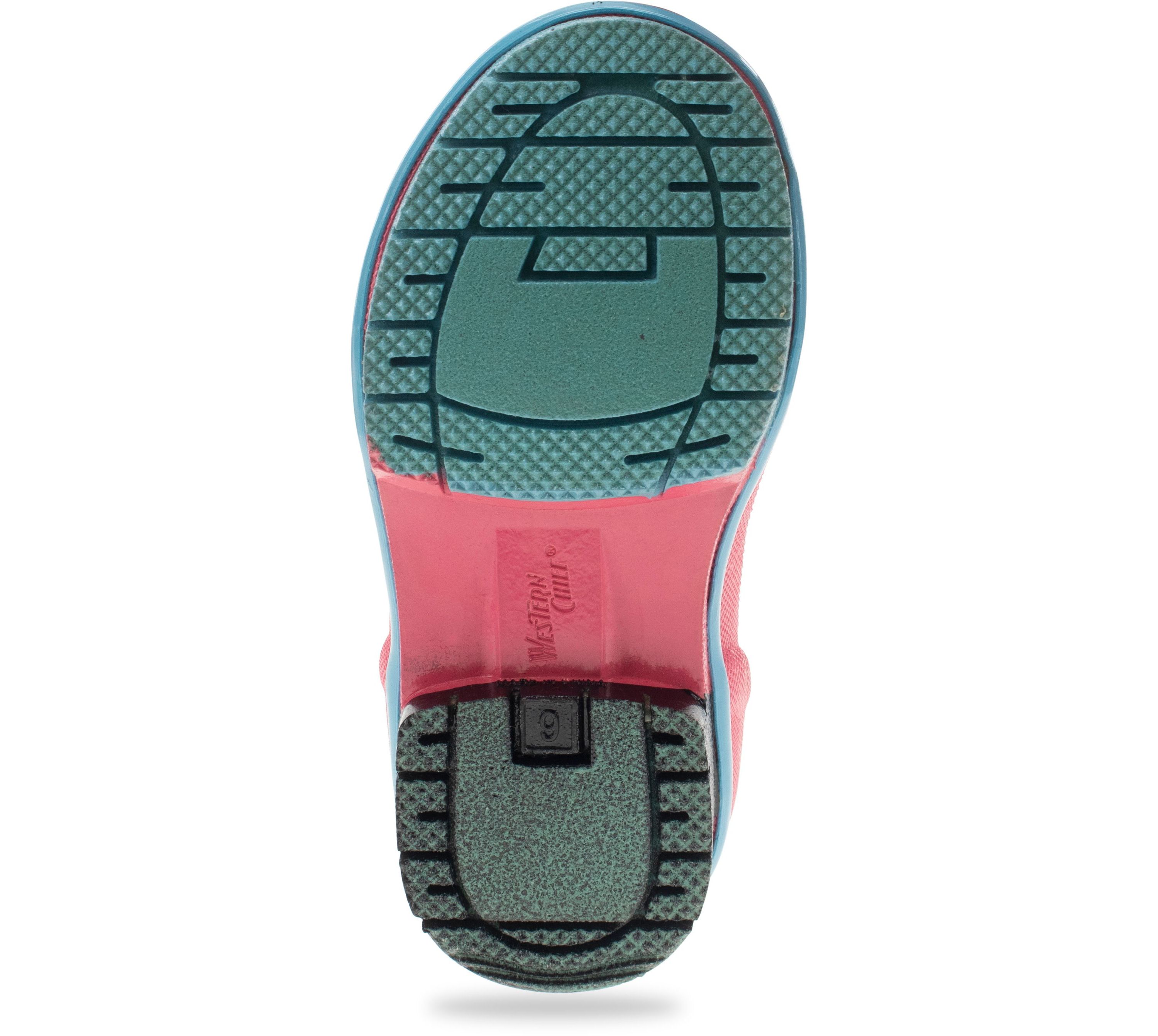 Toddler/Youth Girls Rainbow Wave Neoprene Rain Boot