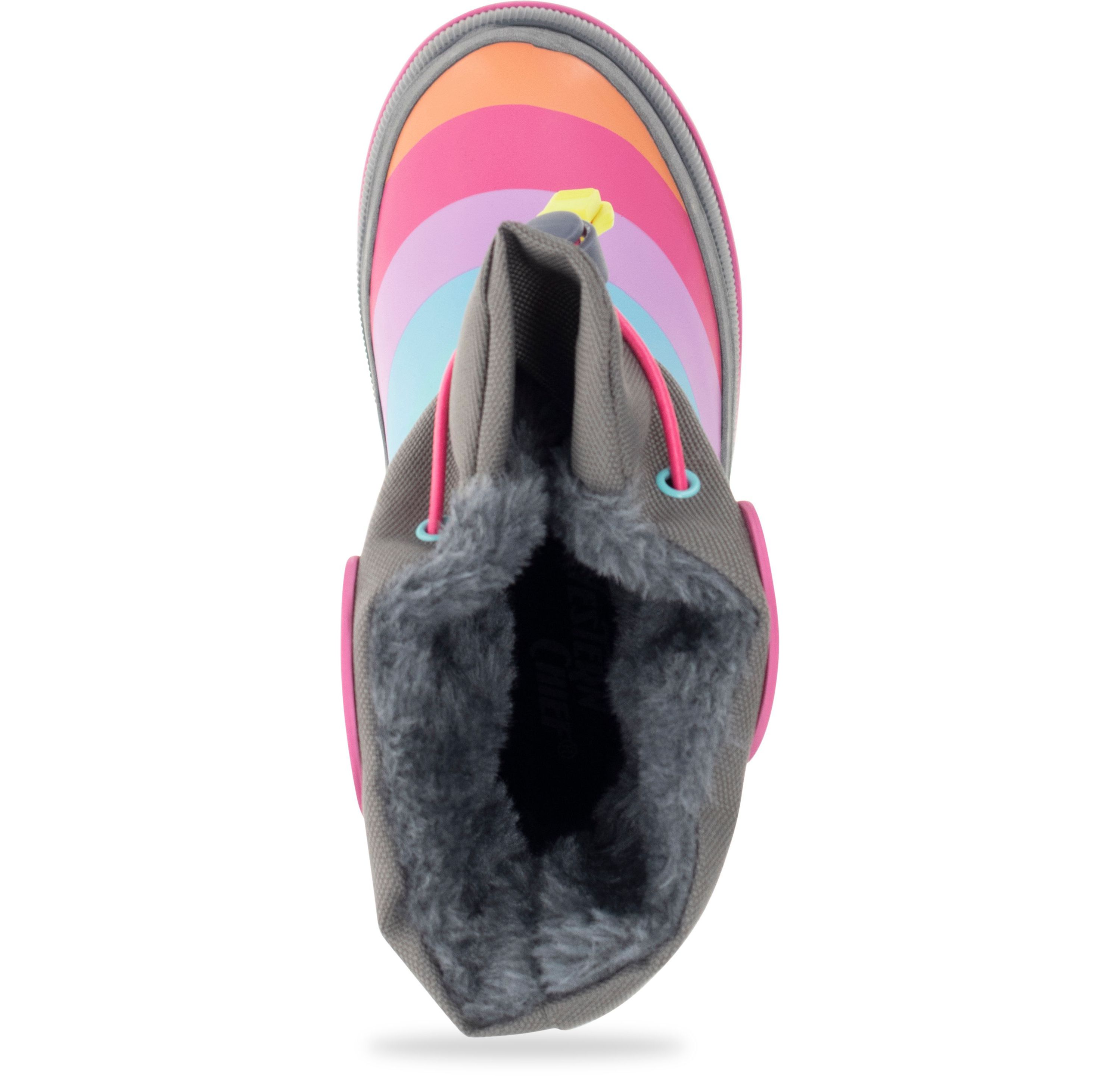 Toddler/Youth Girls Rainbow Rules Winterprene Rain Boot