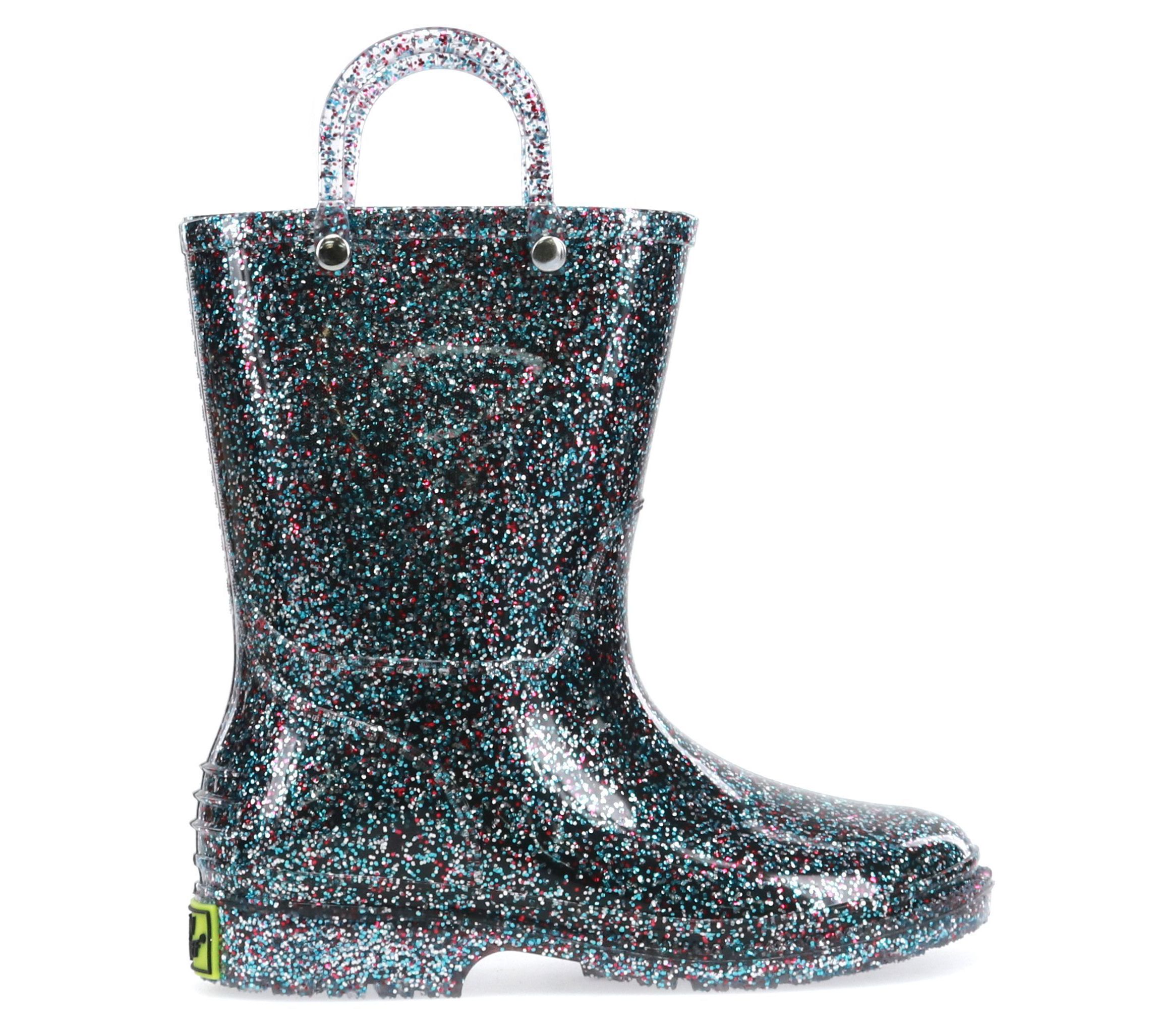 Glitter Pvc Rain Boot