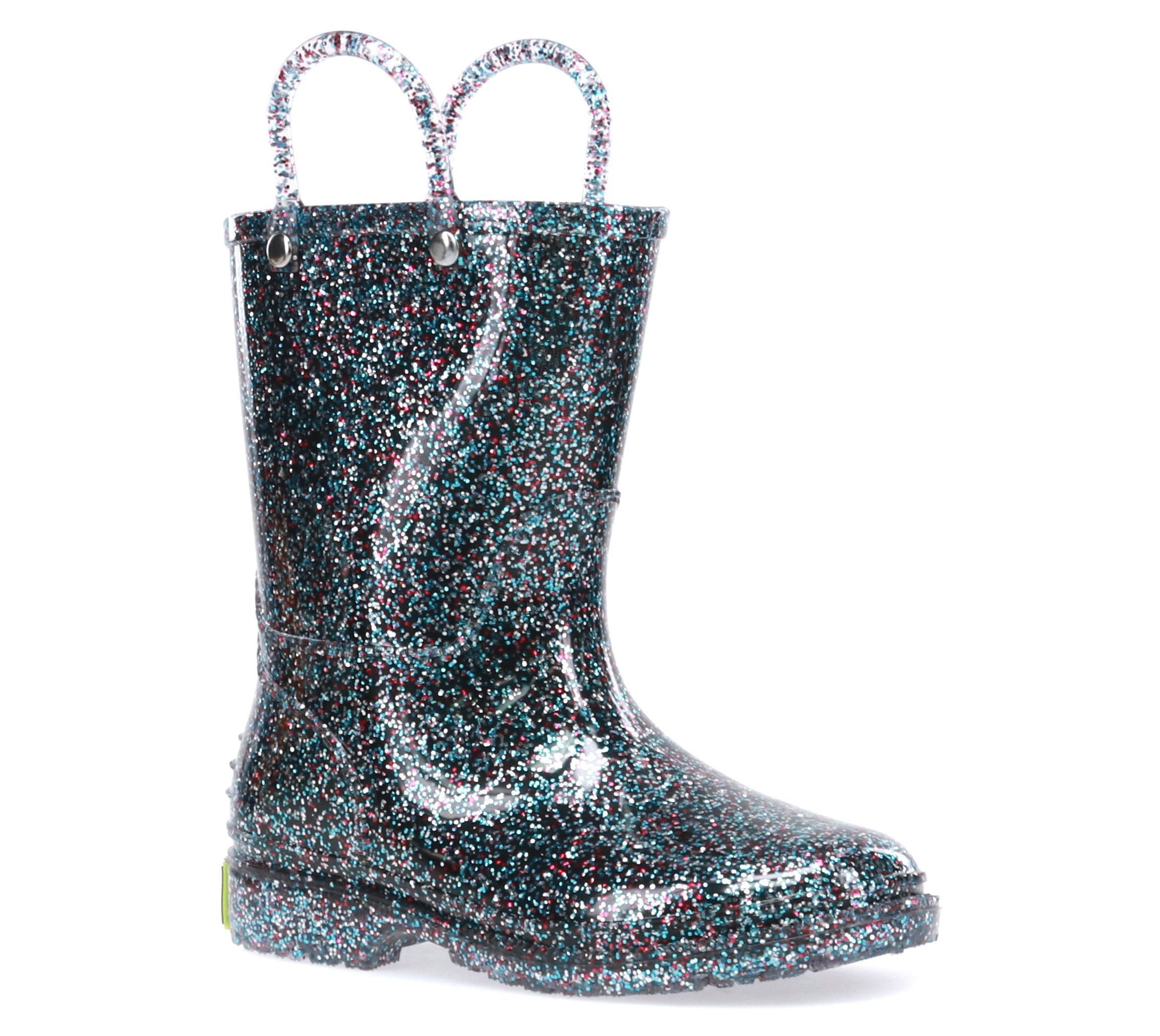 Glitter Pvc Rain Boot