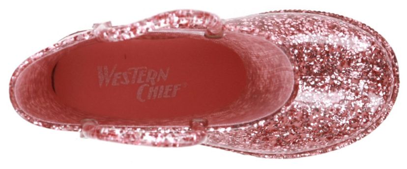 Toddler/Youth Girls Glitter Rose Gold Rain Boot